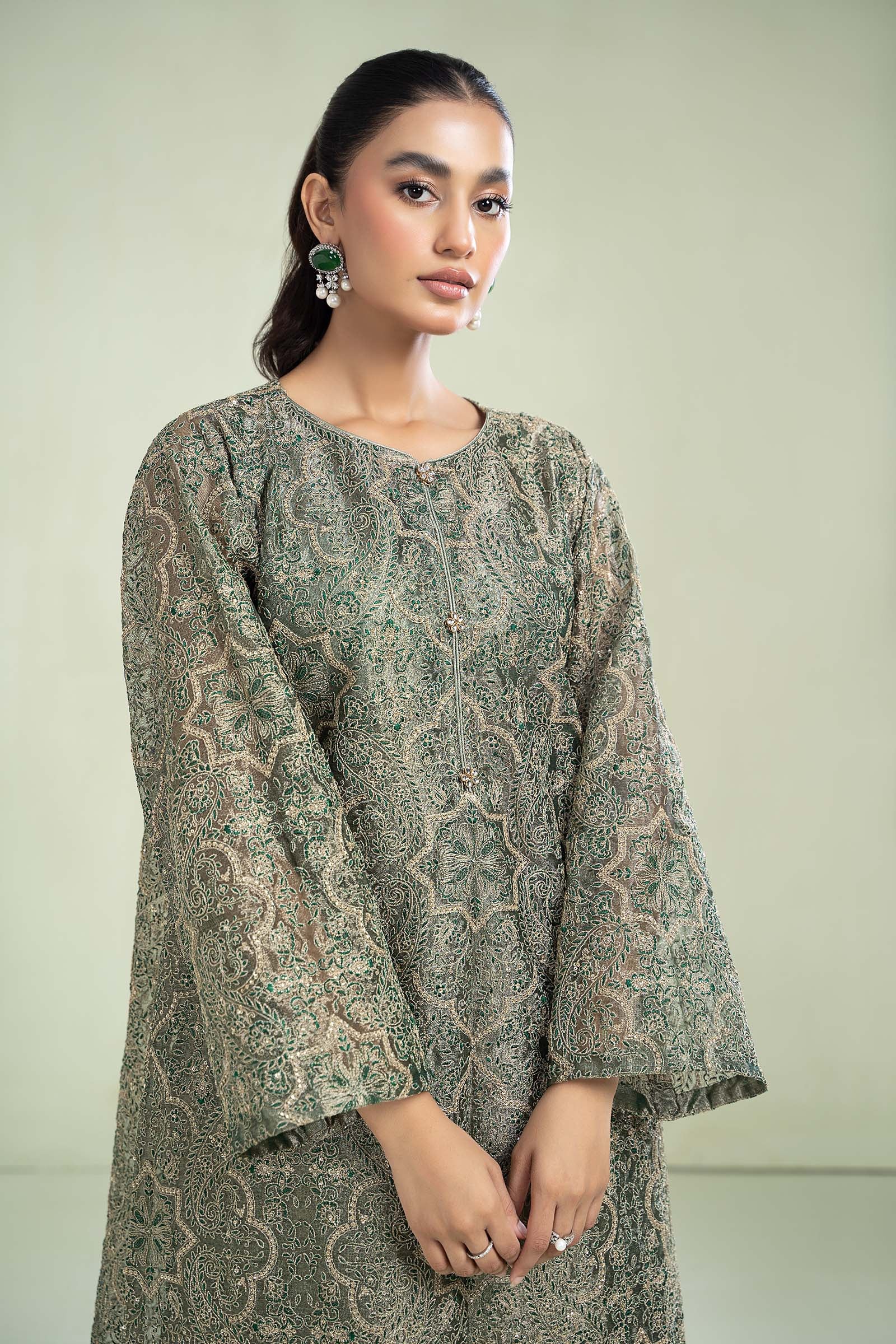 M.Luxe Fabrics Botel Green LF-502 - Image 2