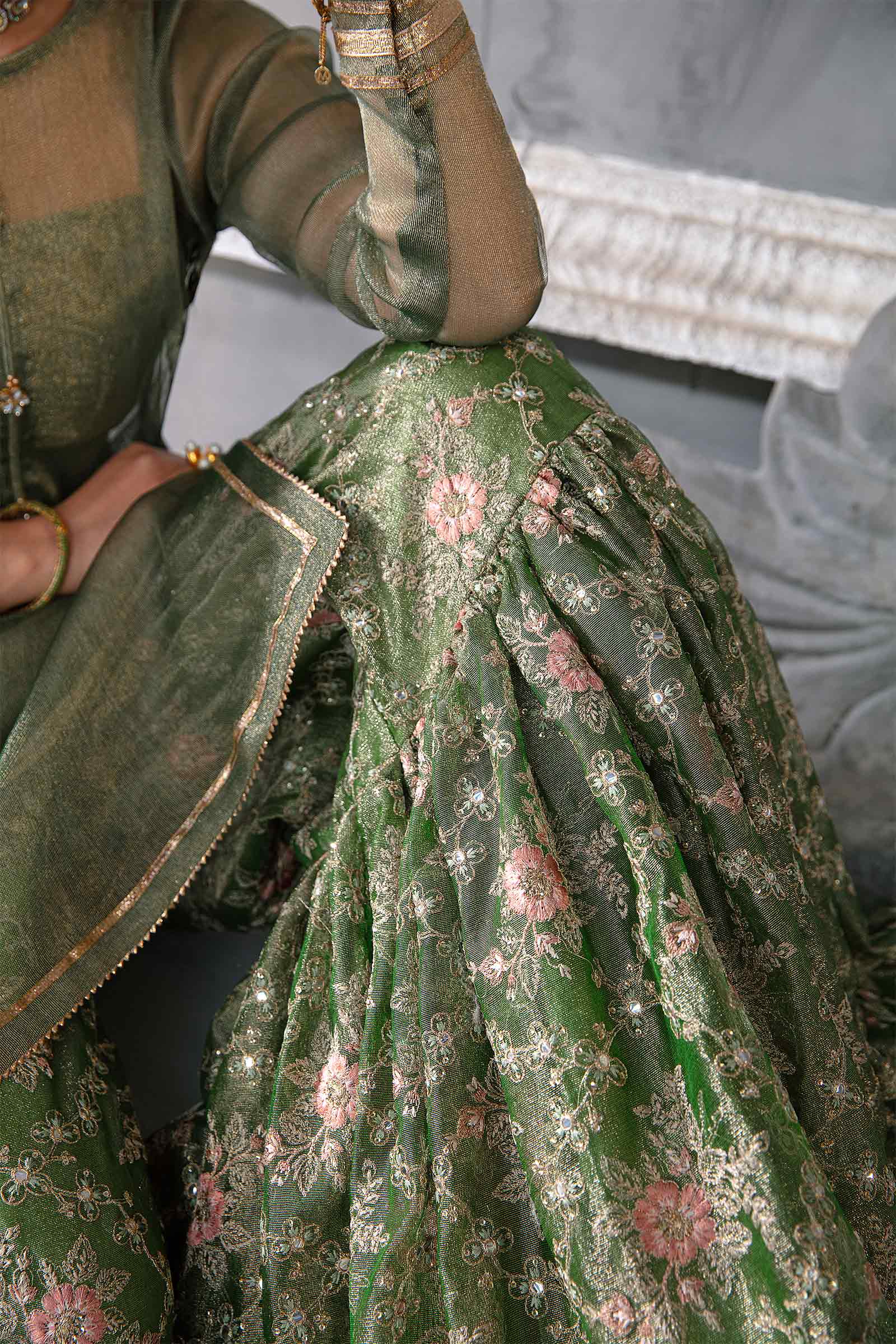 M.Luxe Fabrics Green LF-504 - Image 5