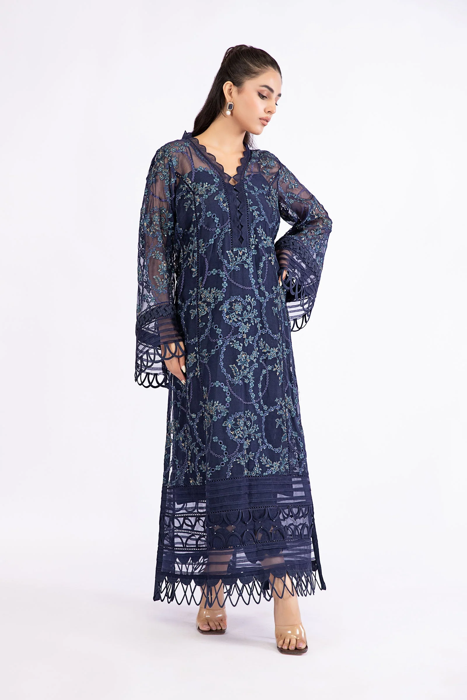 M.Luxe Fabrics Blue LF-510 - Image 3