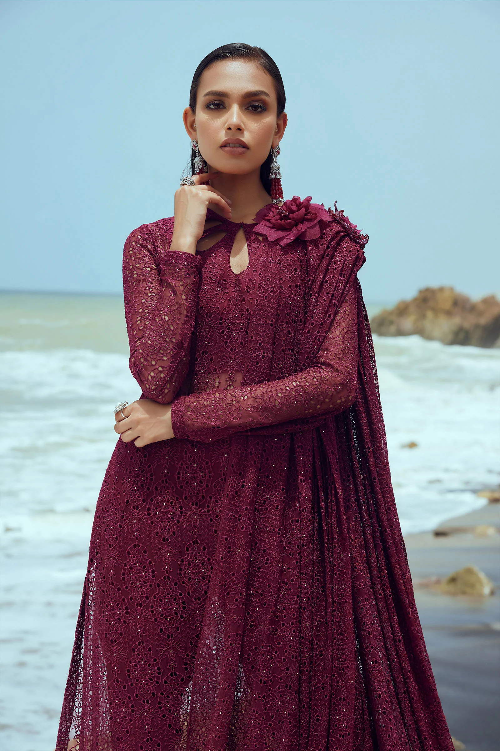 M.Luxe Fabrics Plum LF-511 - Image 3