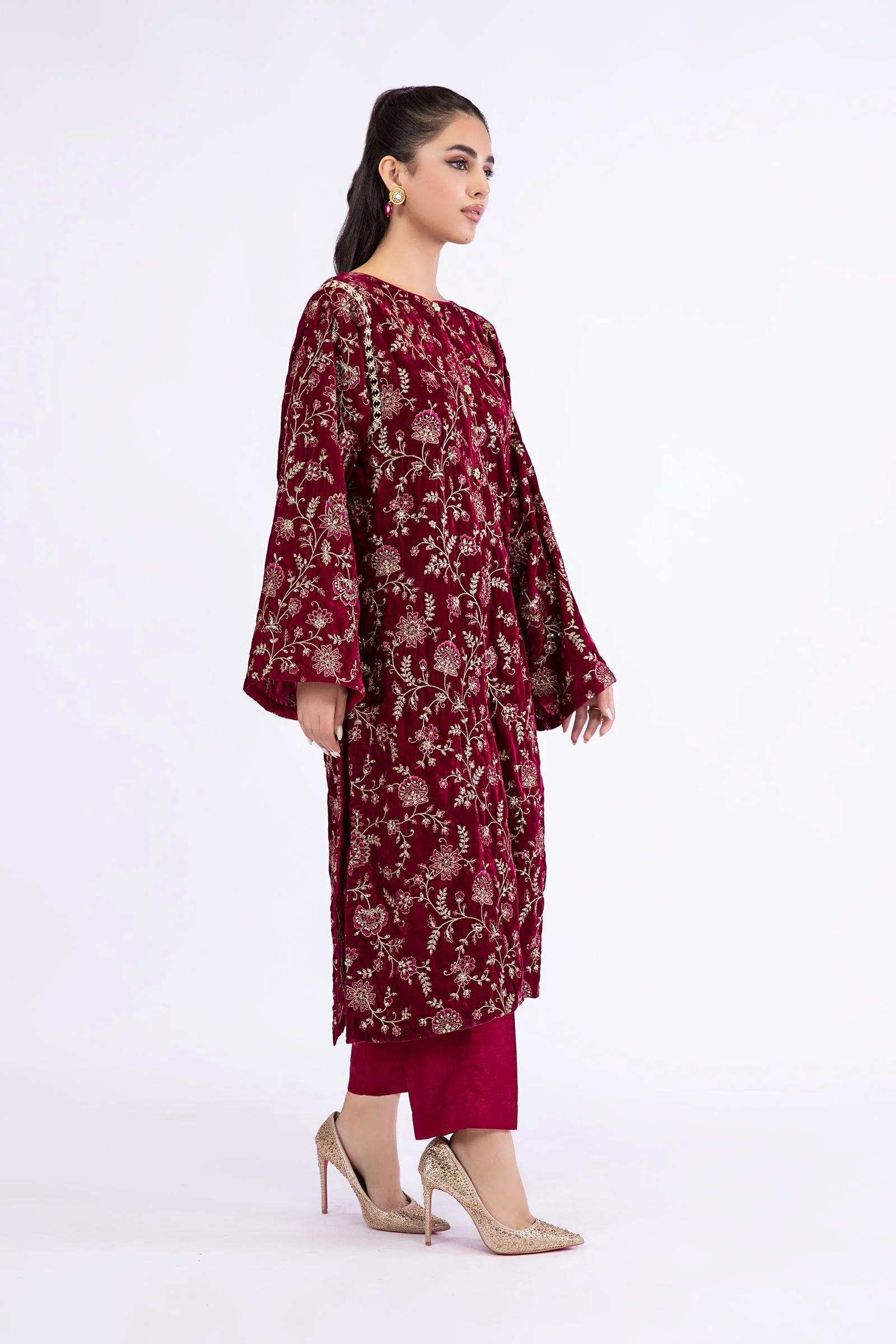 M.Luxe Fabrics Pink LF-524 - Image 3