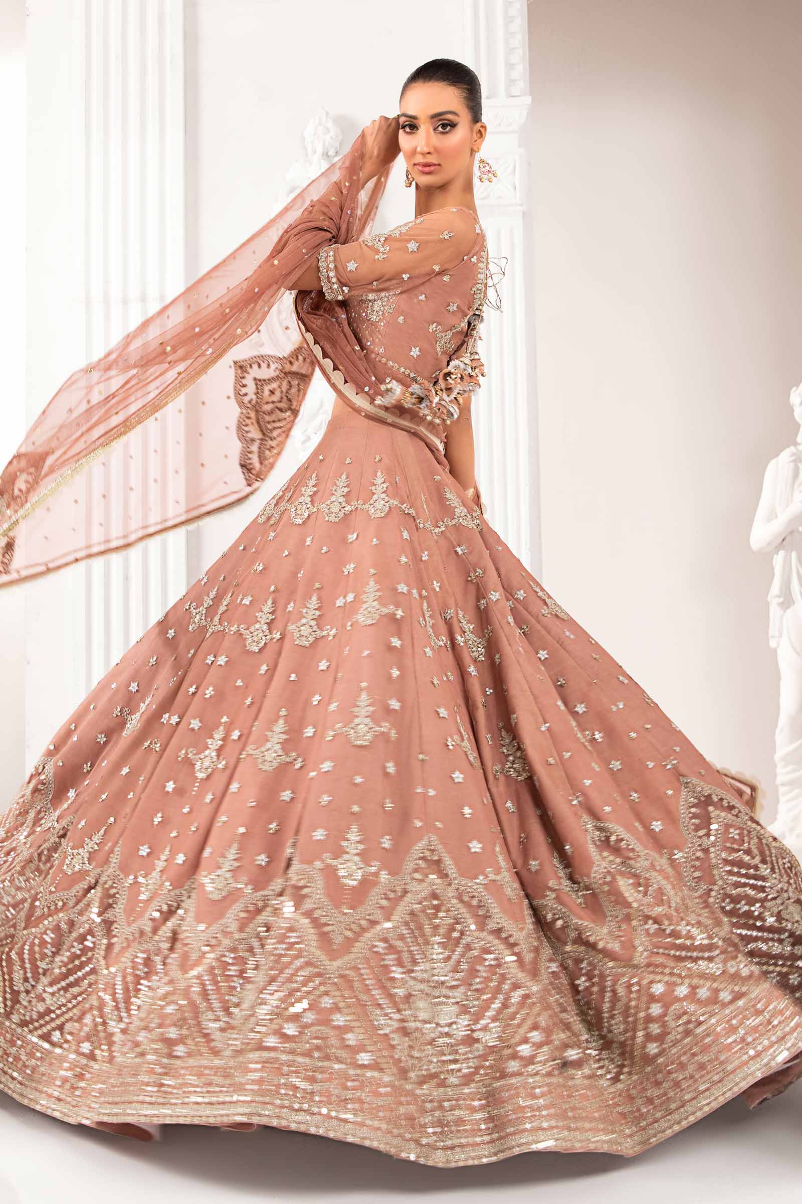 Embroidered Poly Net Fabric (1Pc) | LF-708 - Image 2