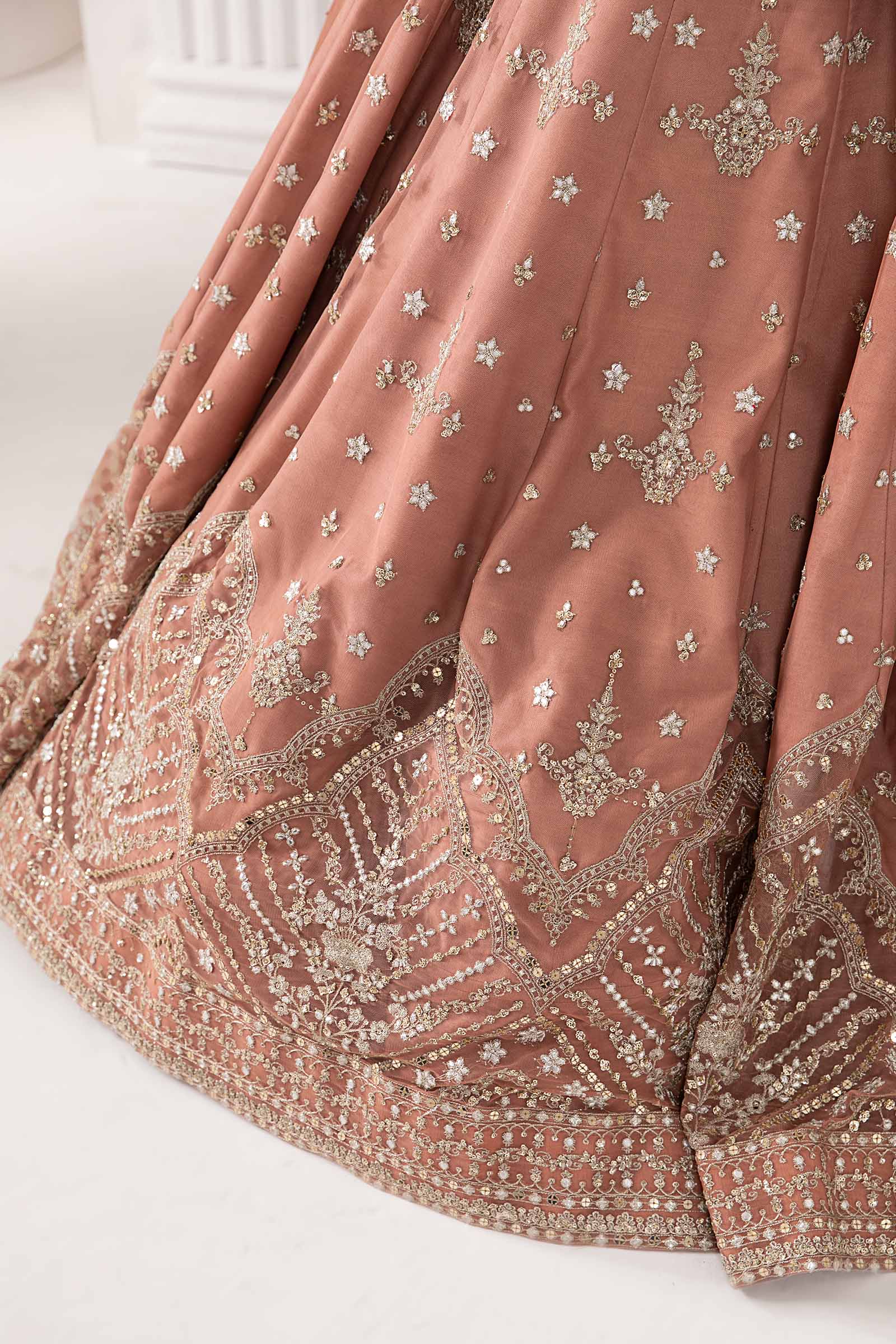 Embroidered Poly Net Fabric (1Pc) | LF-708 - Image 4