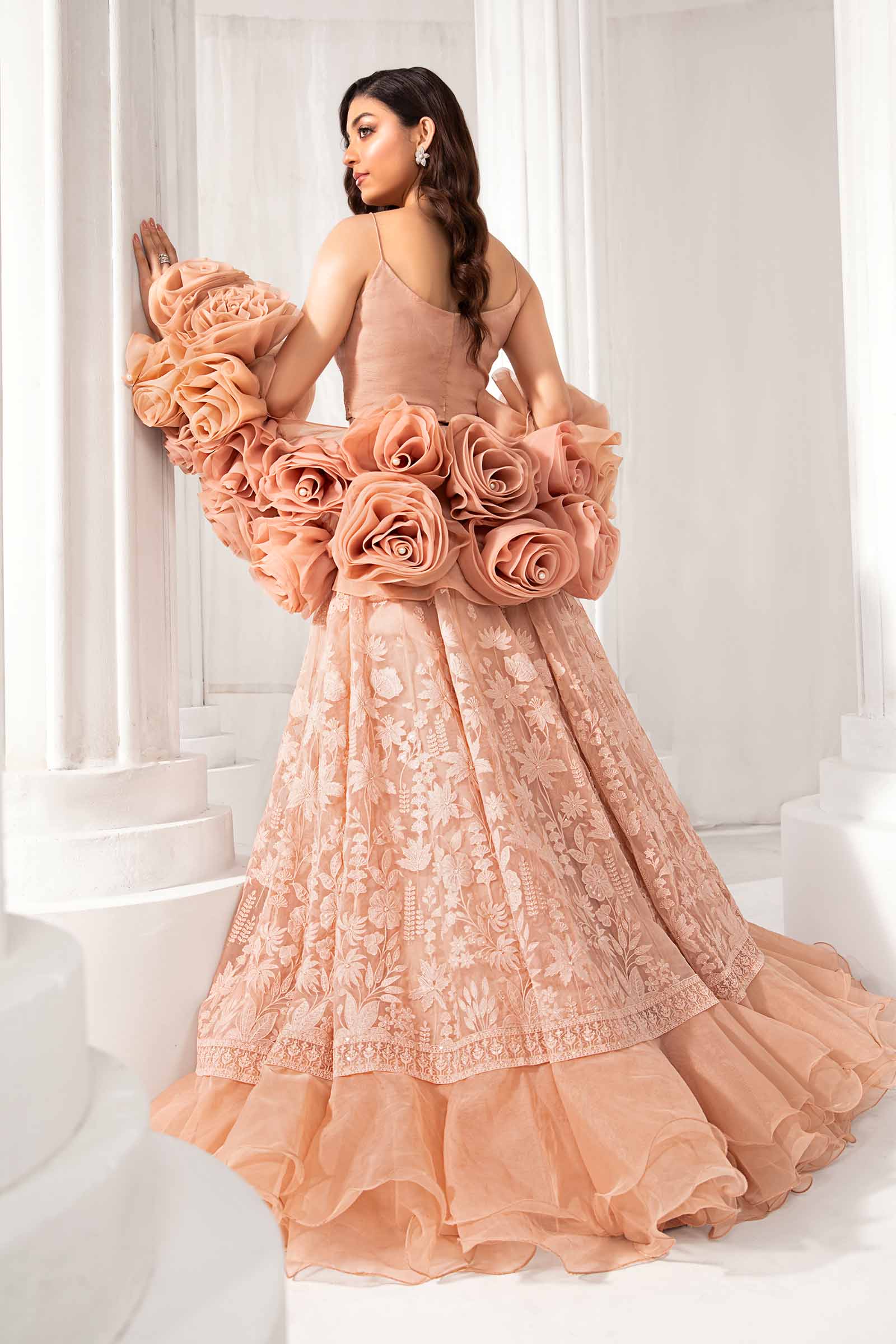 Embroidered Organza Fabric (1Pc) | LF-710 - Image 10