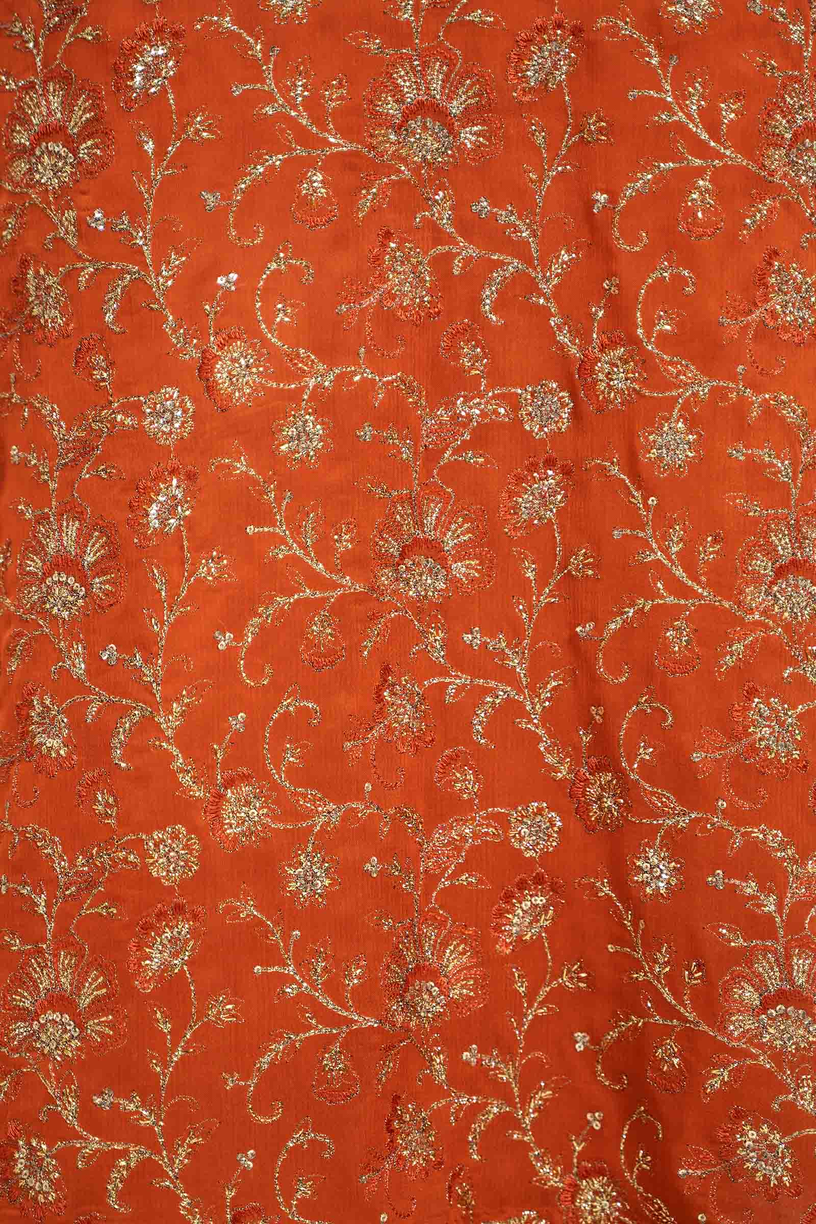 Embroidered Chiffon Fabric (2Pcs) | LF-717 - Image 3