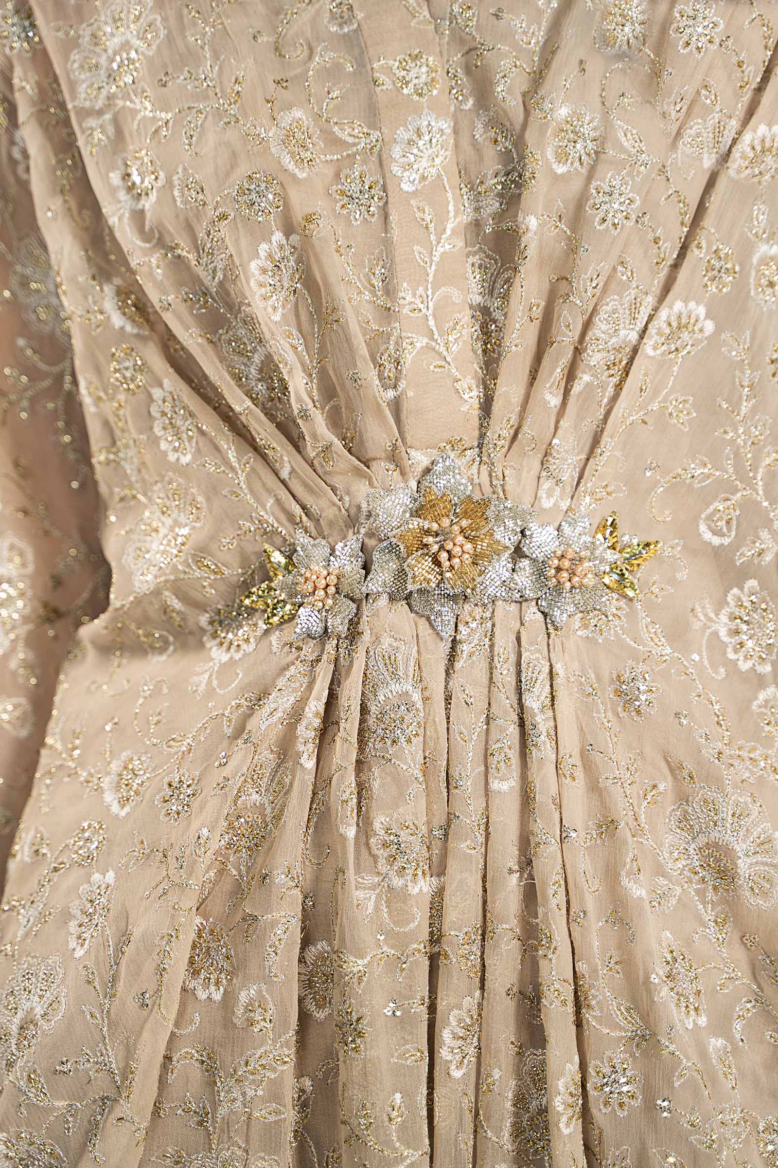 Embroidered Chiffon Fabric (2Pcs) | LF-718 - Image 2