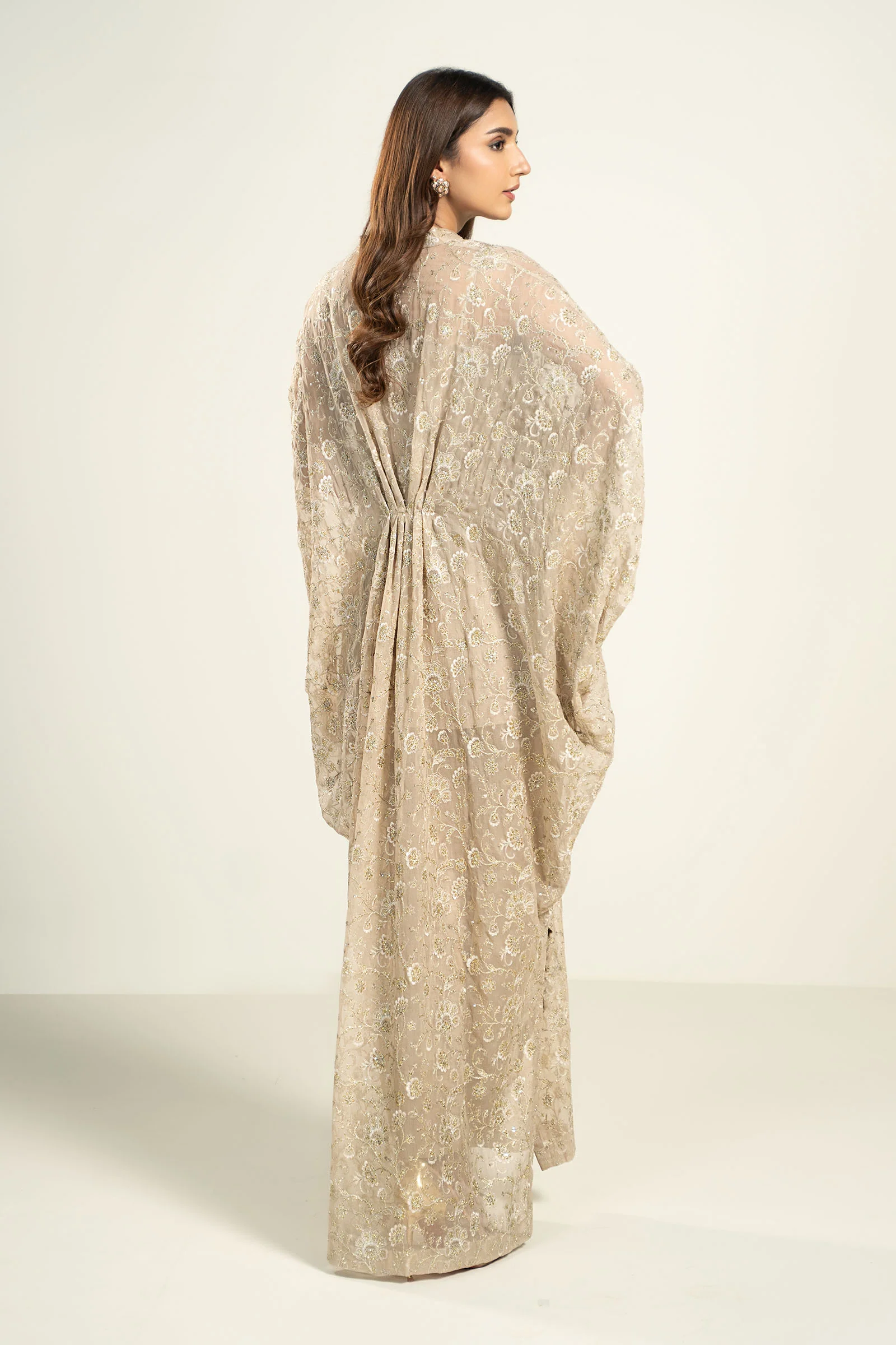 Embroidered Chiffon Fabric (2Pcs) | LF-718 - Image 6