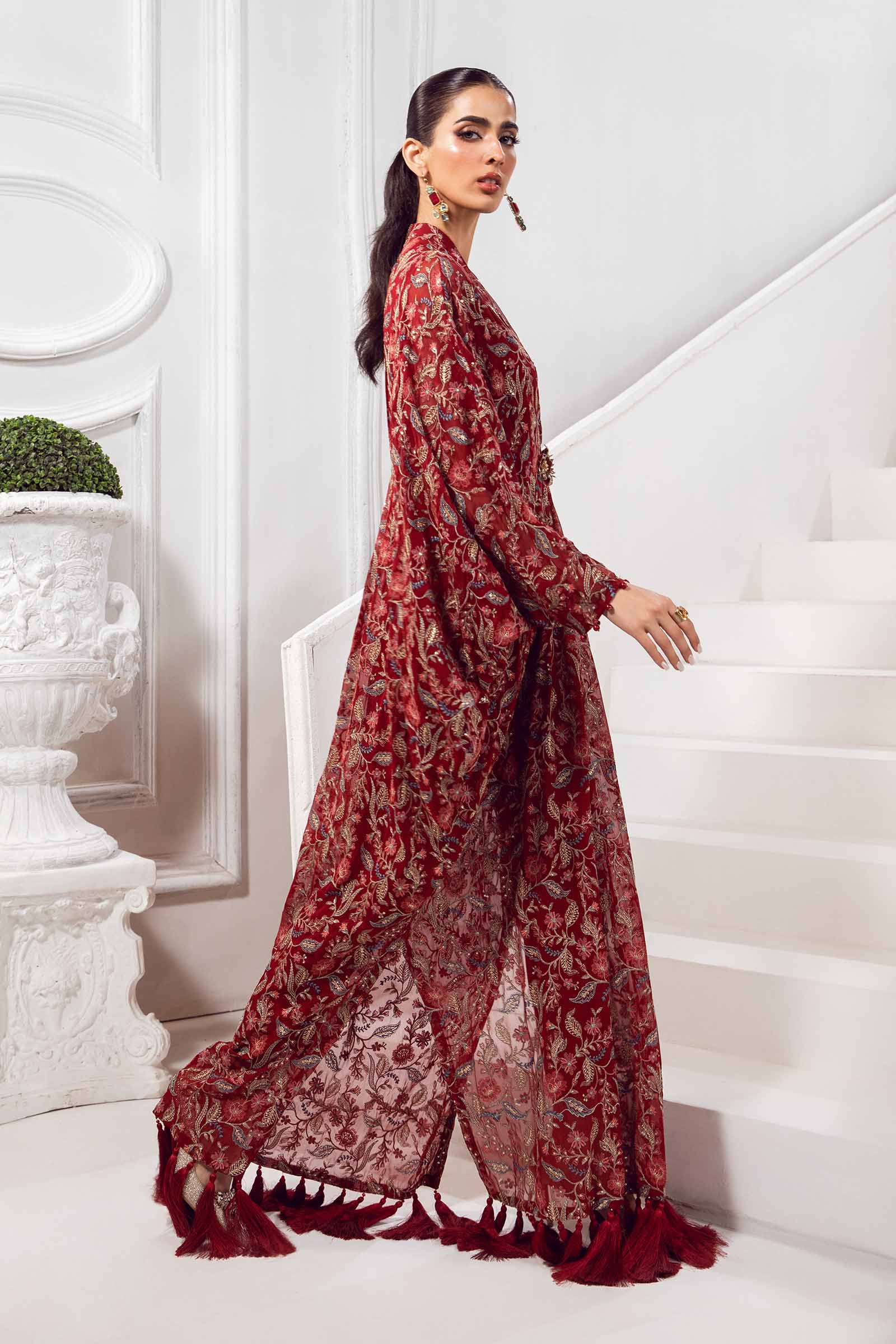 Embroidered Chiffon Fabric (2Pcs) | LF-719 - Image 7