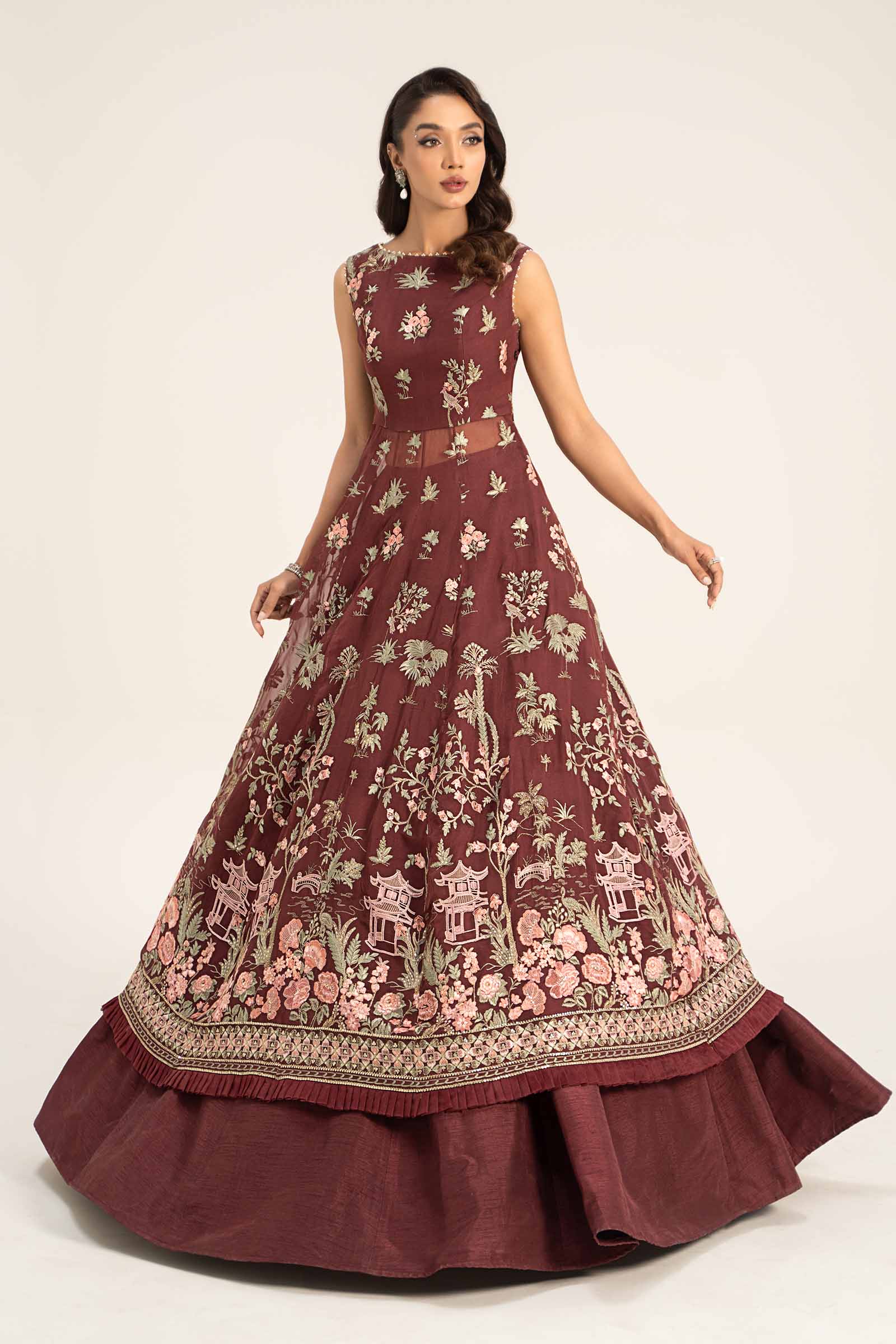 Embroidered Chiffon Fabric (1Pc) | LF-725 - Image 6