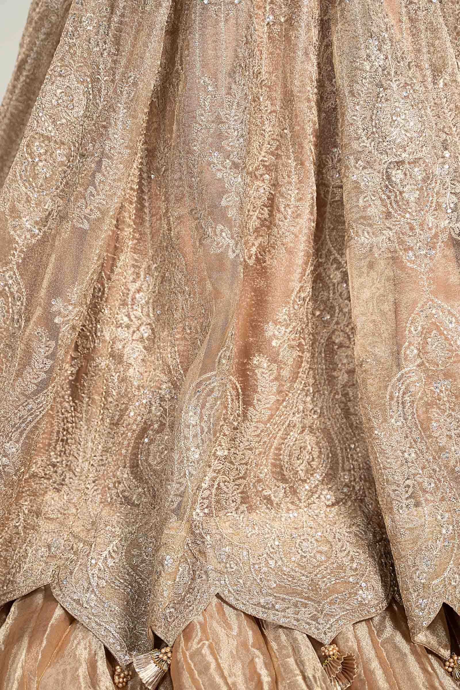 Embroidered Zari Net Fabric (1Pc) | LF-728 - Image 3