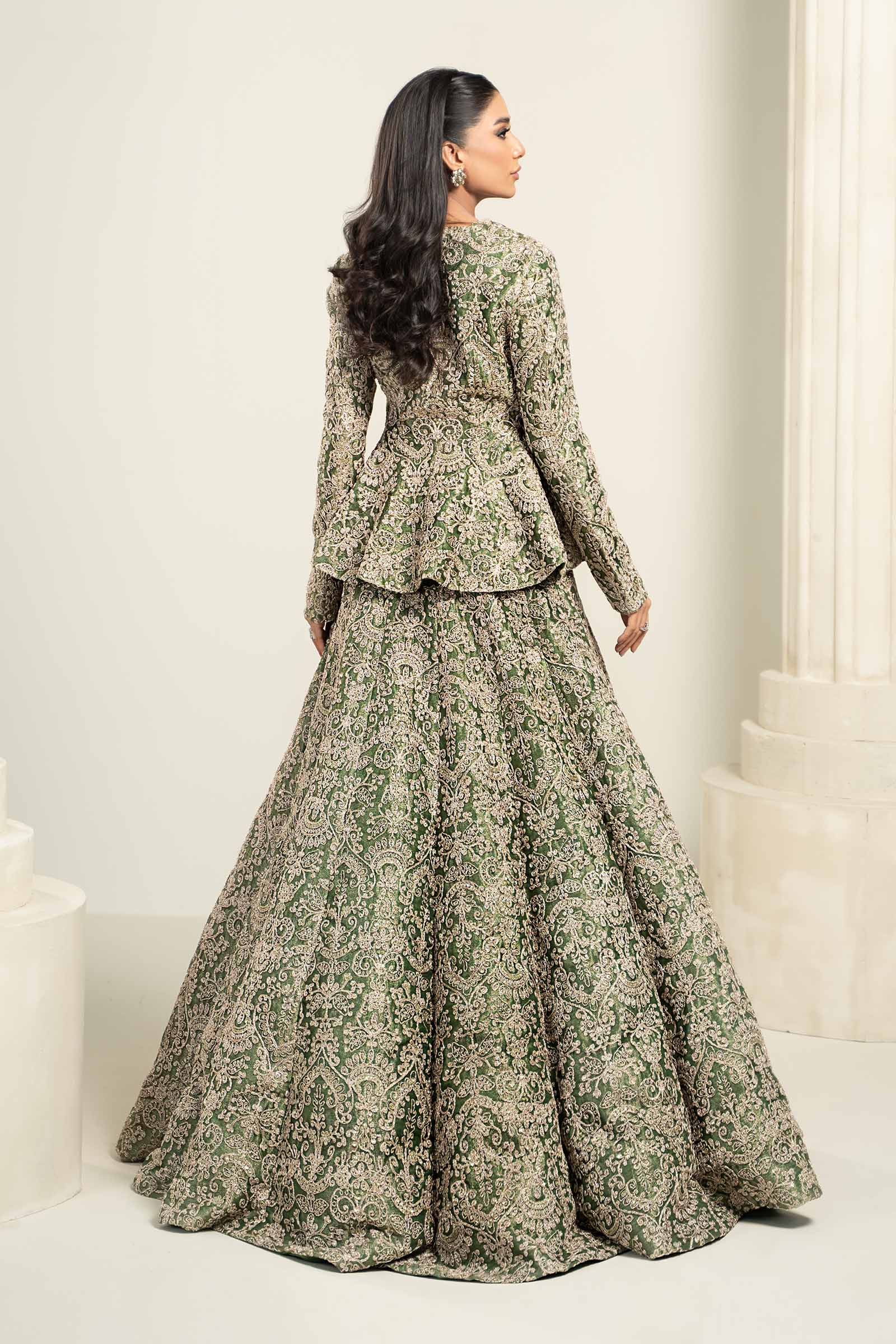 Embroidered Zari Net Fabric (1Pc) | LF-729 - Image 5