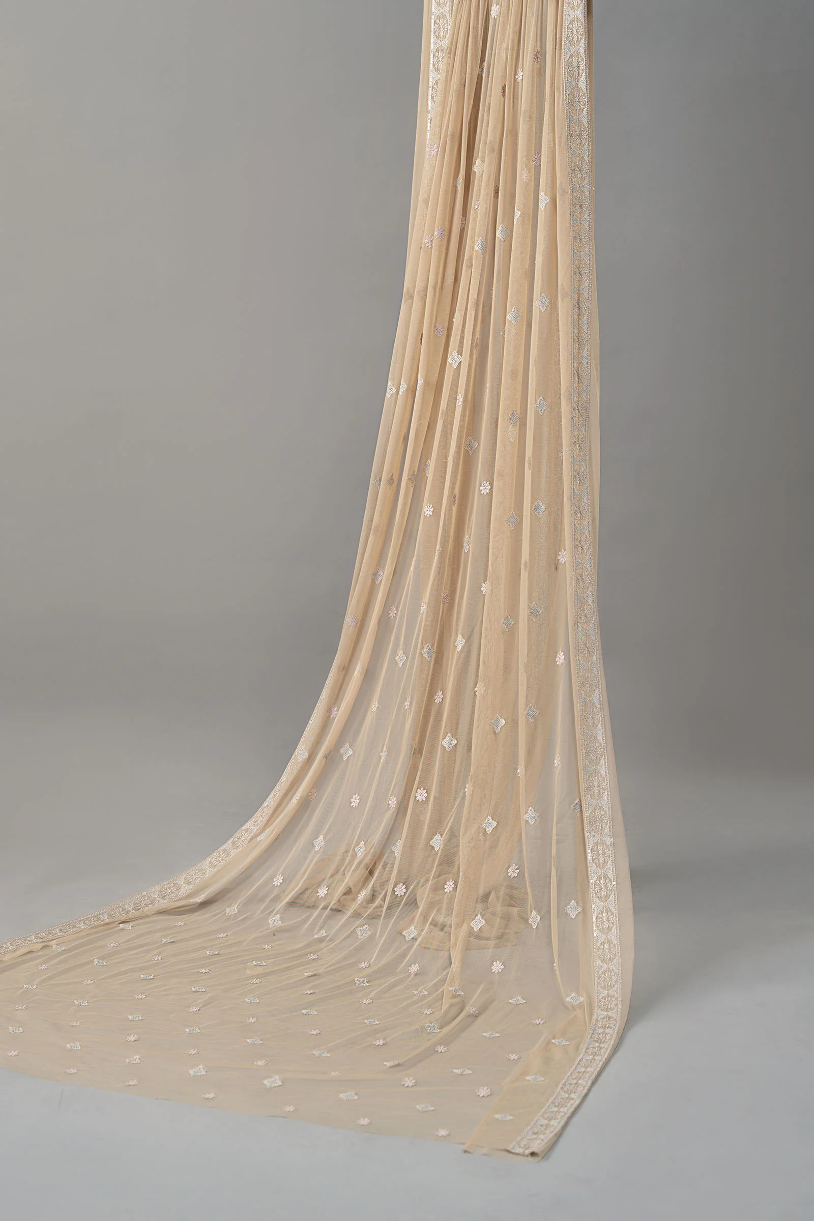 Embroidered Net Fabric (2Pcs) | LF-801 - Image 5