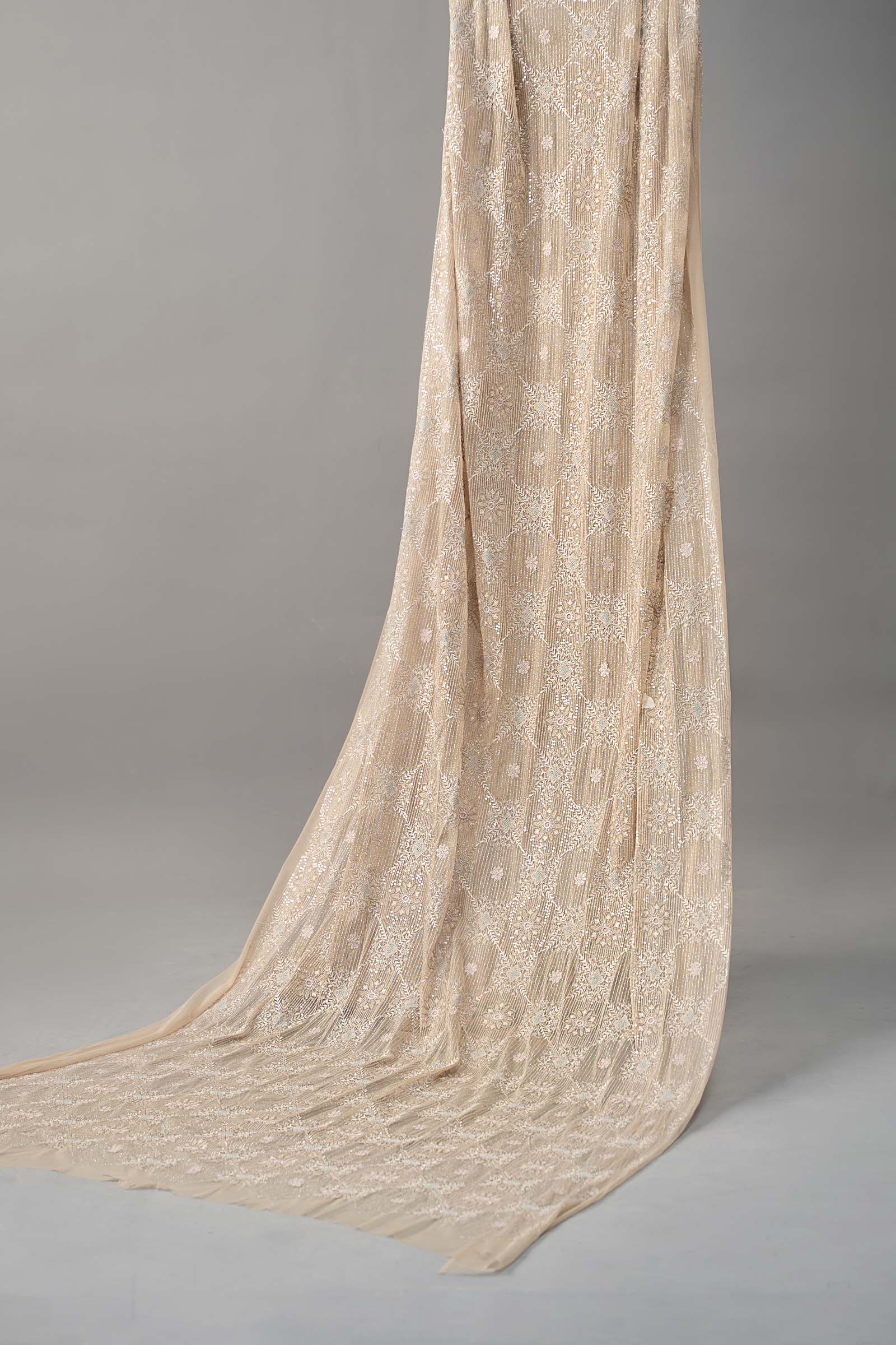 Embroidered Net Fabric (2Pcs) | LF-801 - Image 6