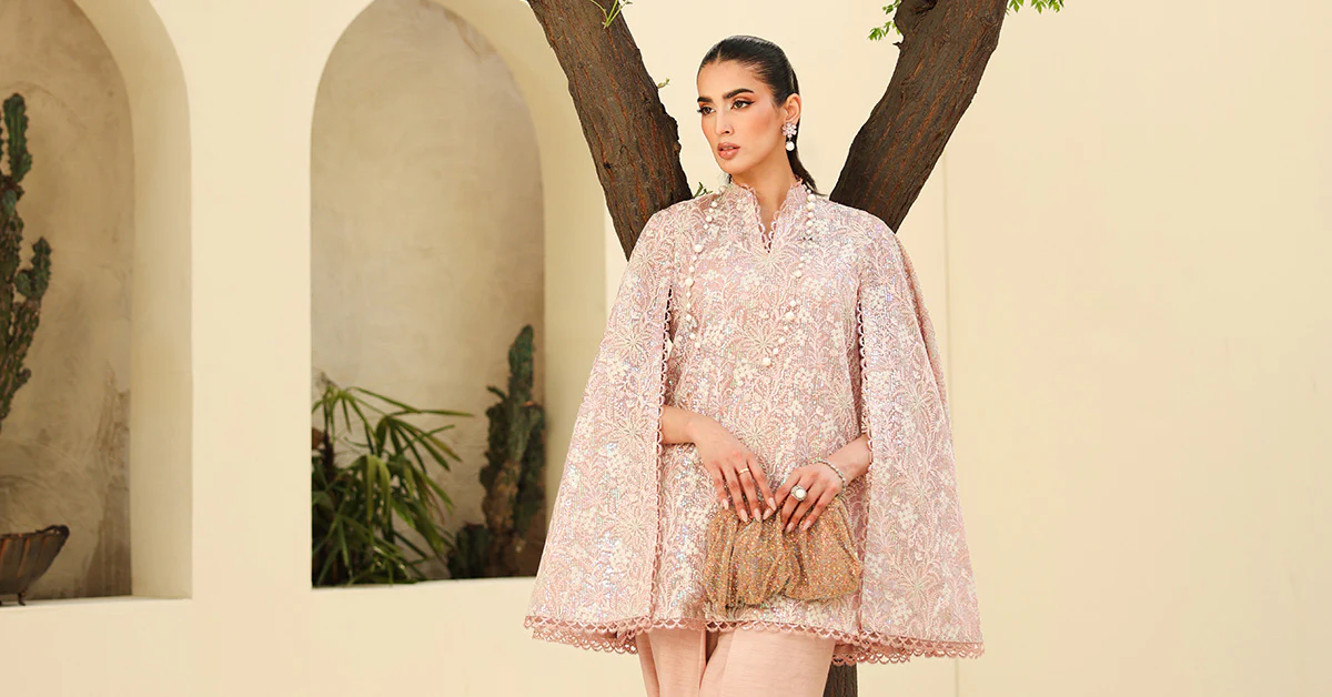 Embroidered Net Fabric (2Pcs) | LF-802 - Image 9