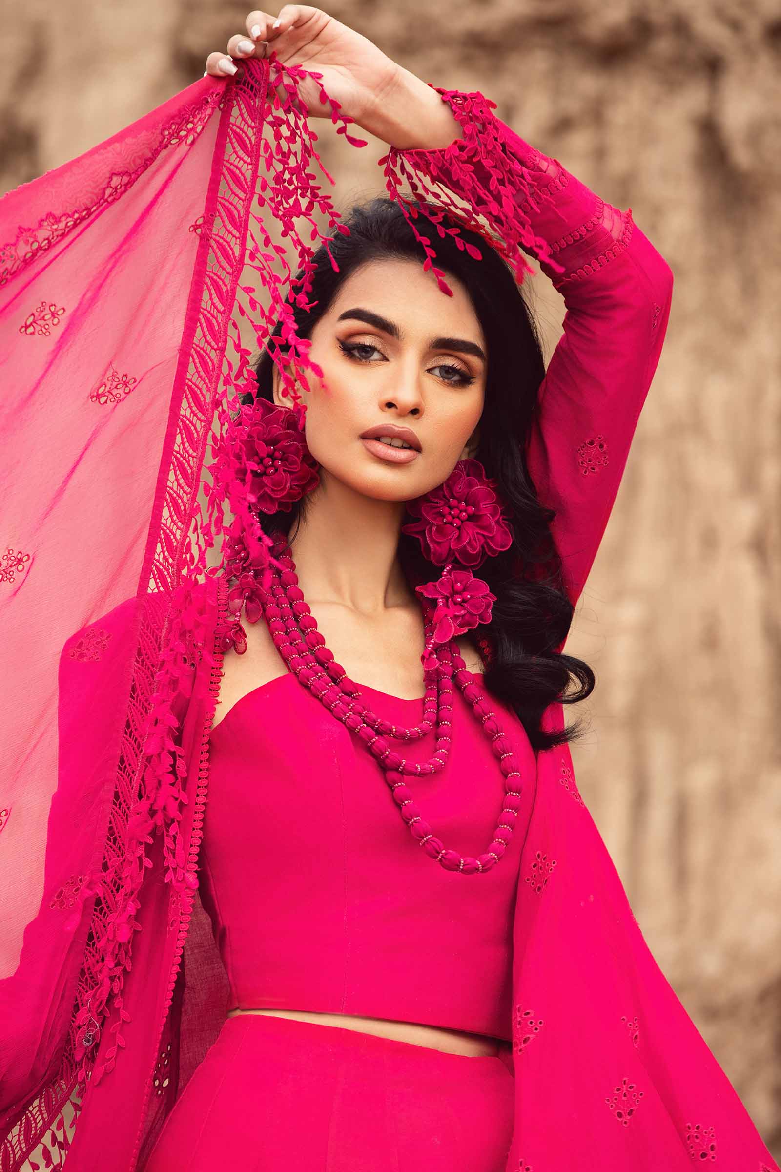 Embroidered Lawn Fabric (3Pcs) | LF-805 - Image 2