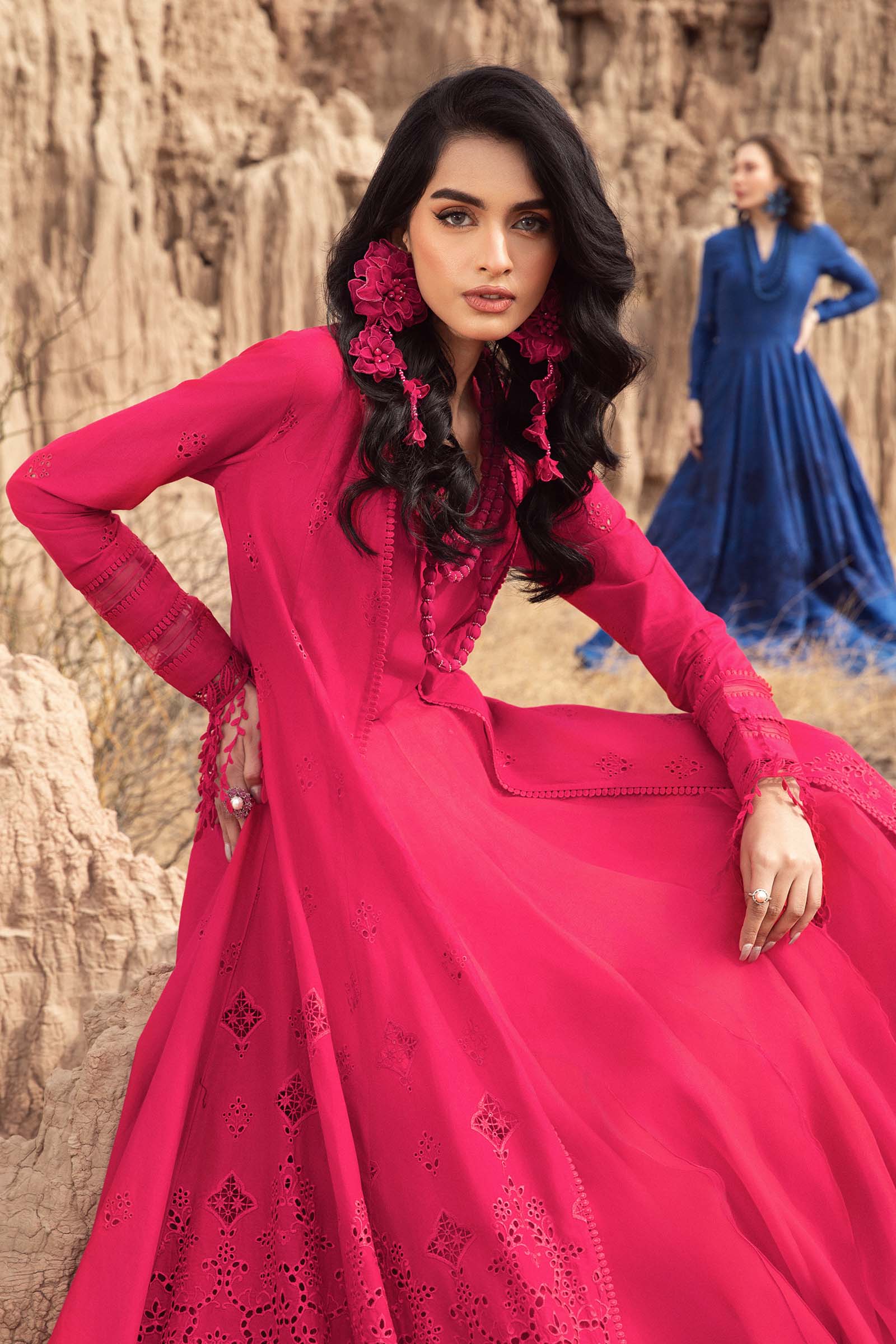 Embroidered Lawn Fabric (3Pcs) | LF-805 - Image 3