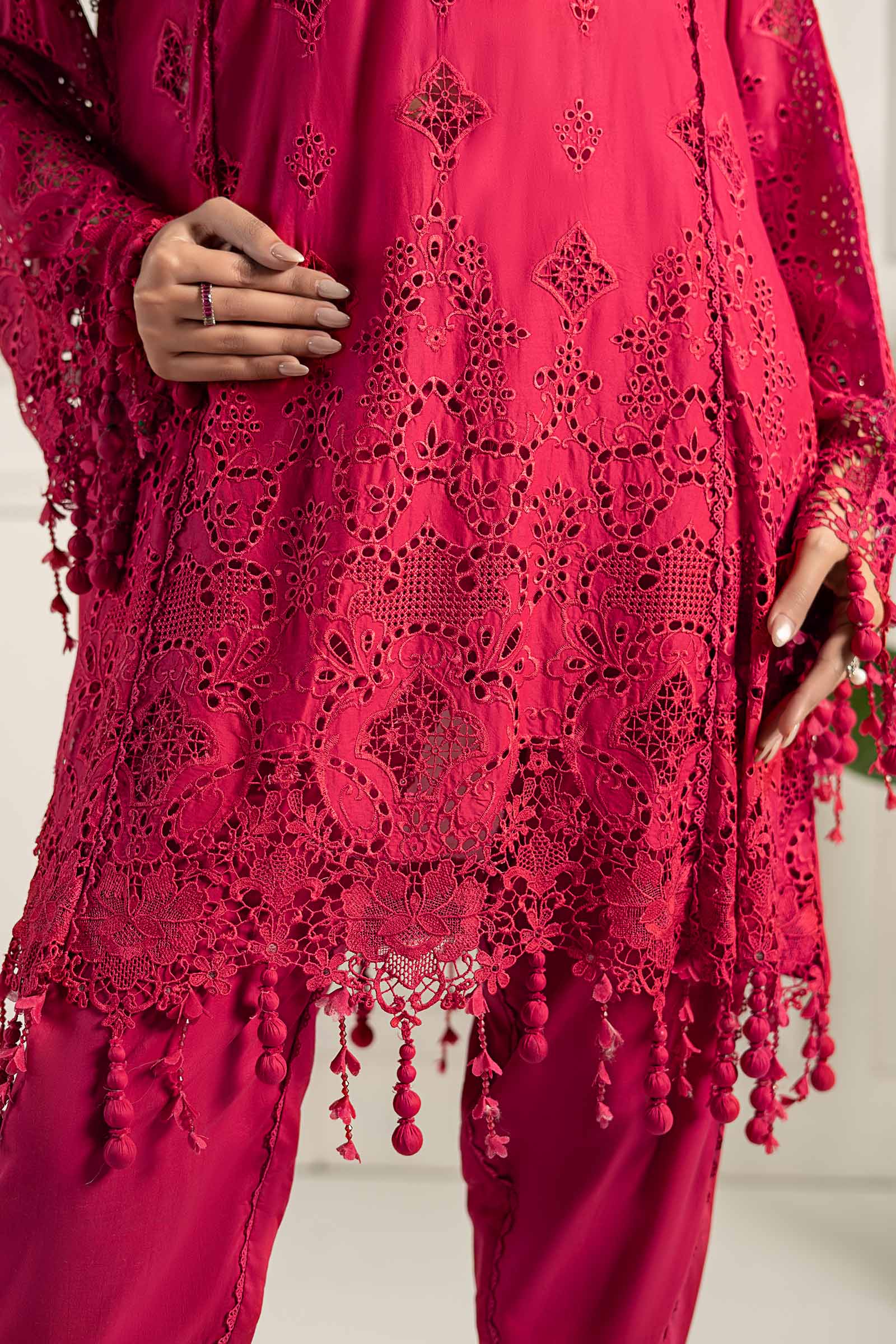 Embroidered Lawn Fabric (3Pcs) | LF-805 - Image 8