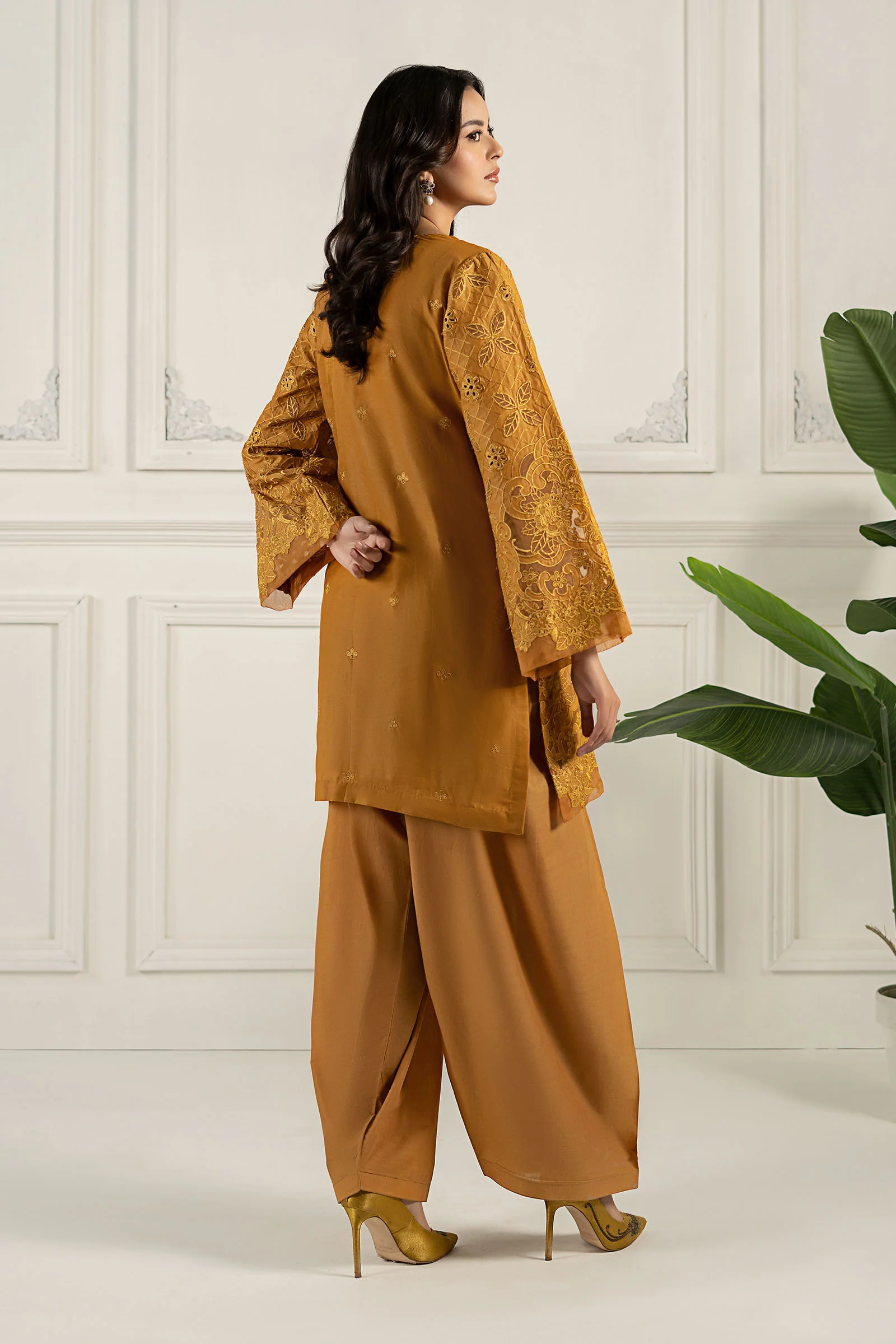 Embroidered Lawn Fabric (3Pcs) | LF-806 - Image 13