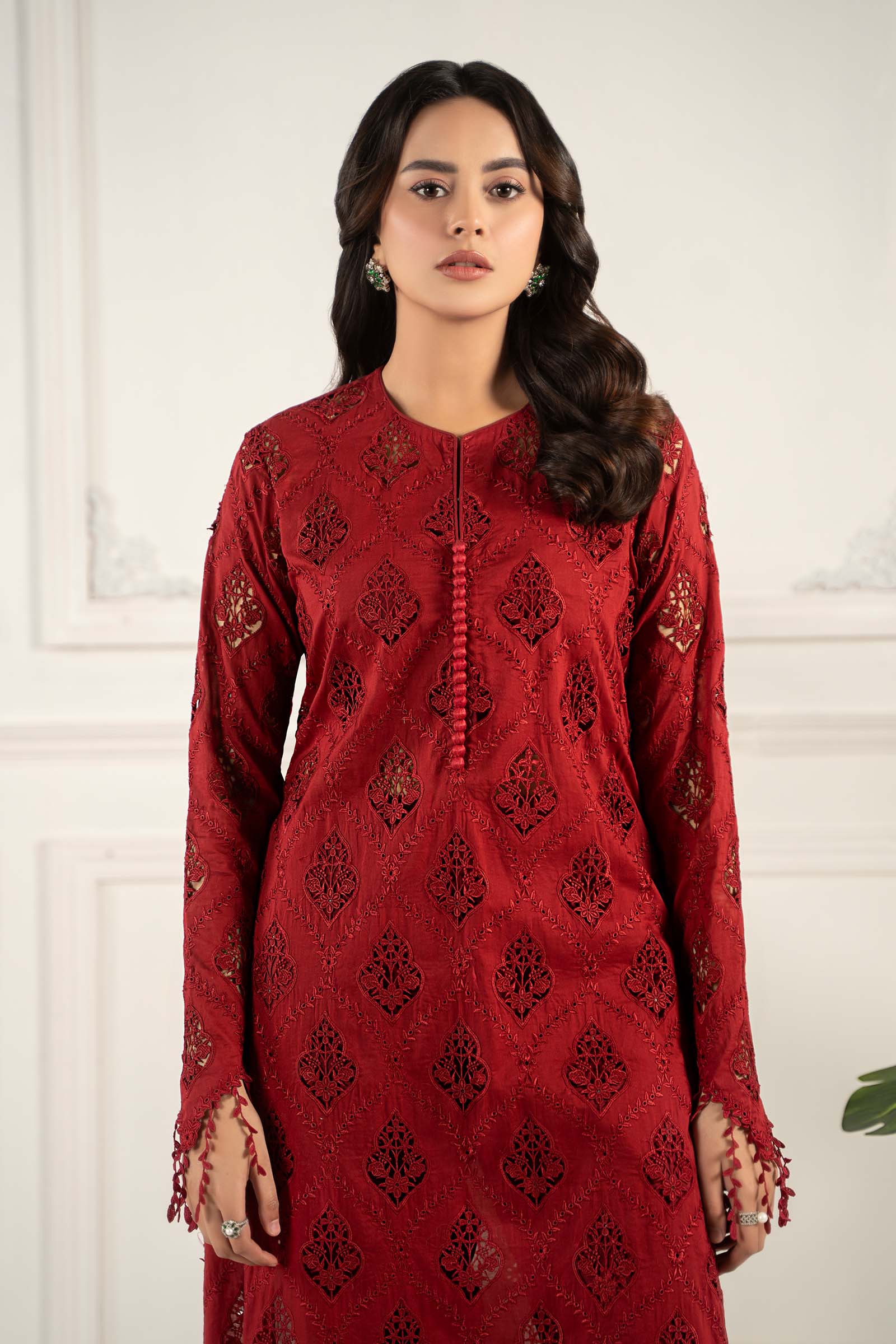 Embroidered Lawn Fabric (3Pcs) | LF-807 - Image 2