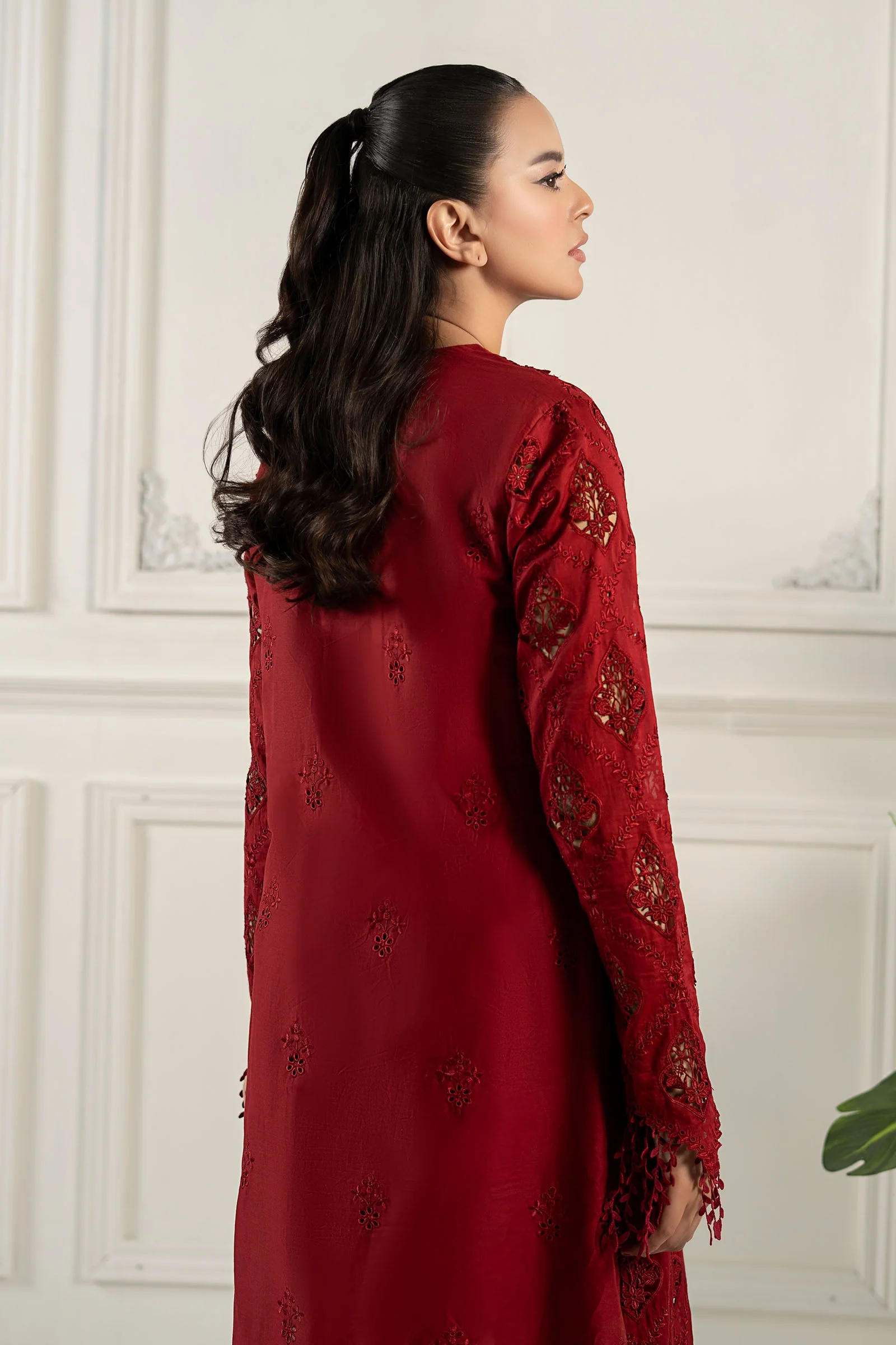 Embroidered Lawn Fabric (3Pcs) | LF-807 - Image 5