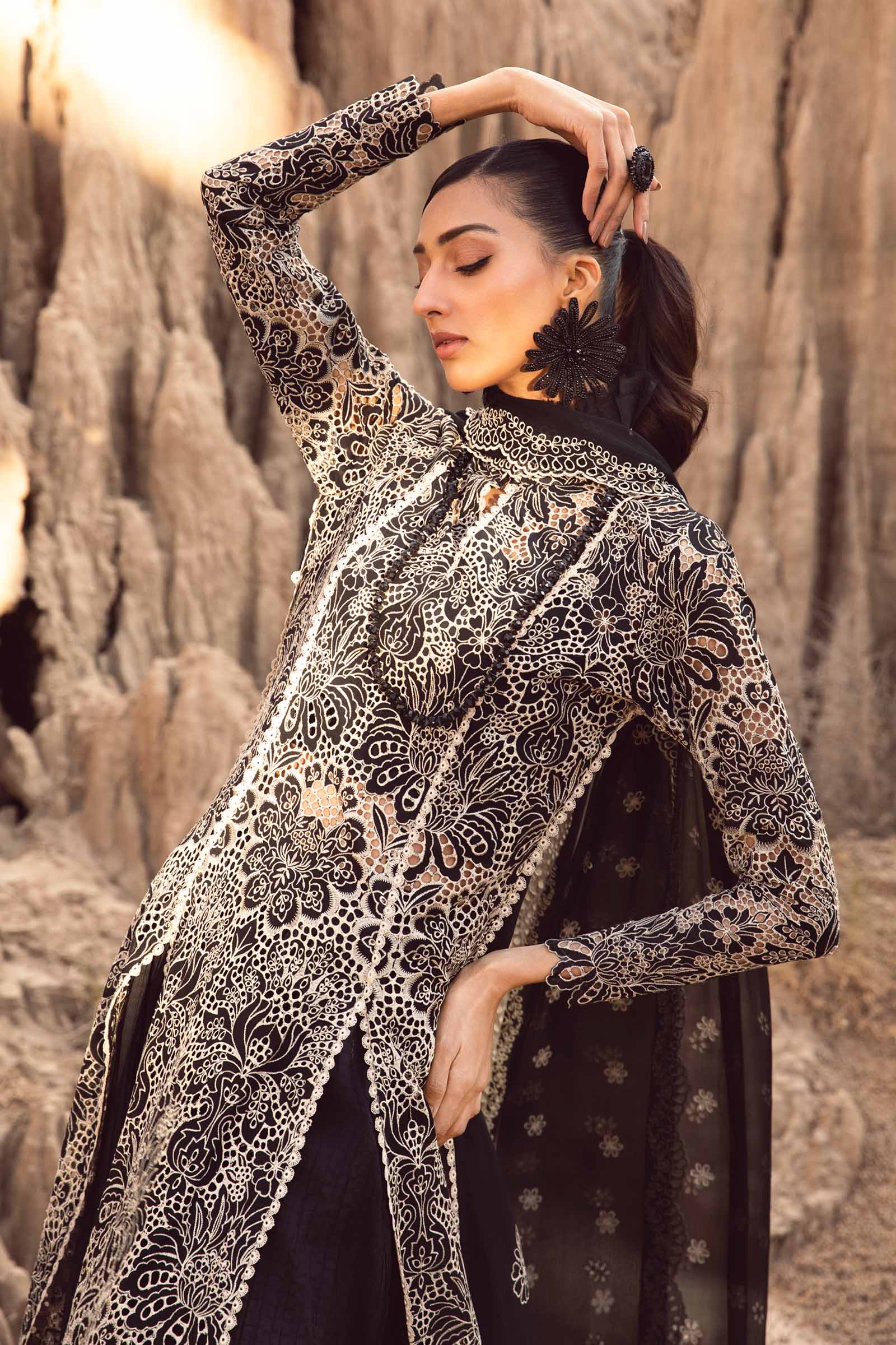Embroidered Lawn Fabric (3Pcs) | LF-810 - Image 2