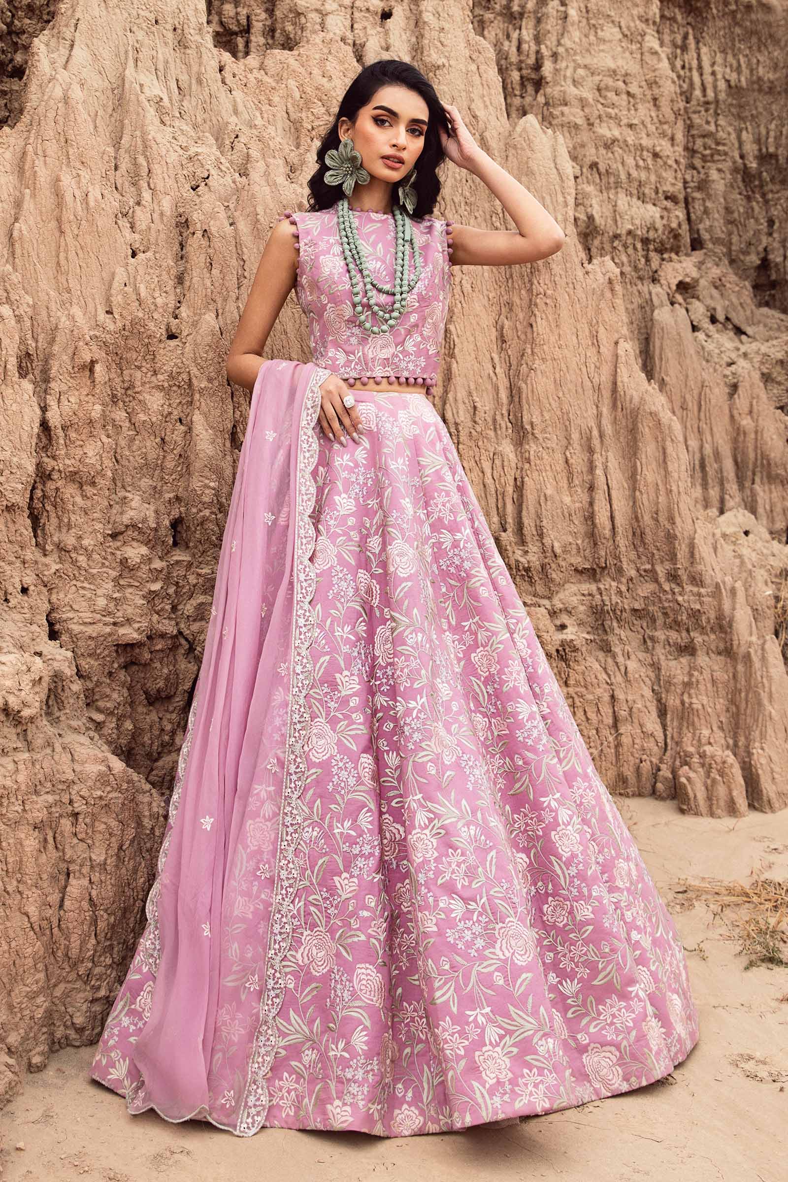 Embroidered Lawn Fabric (2Pcs) | LF-813 - Image 4