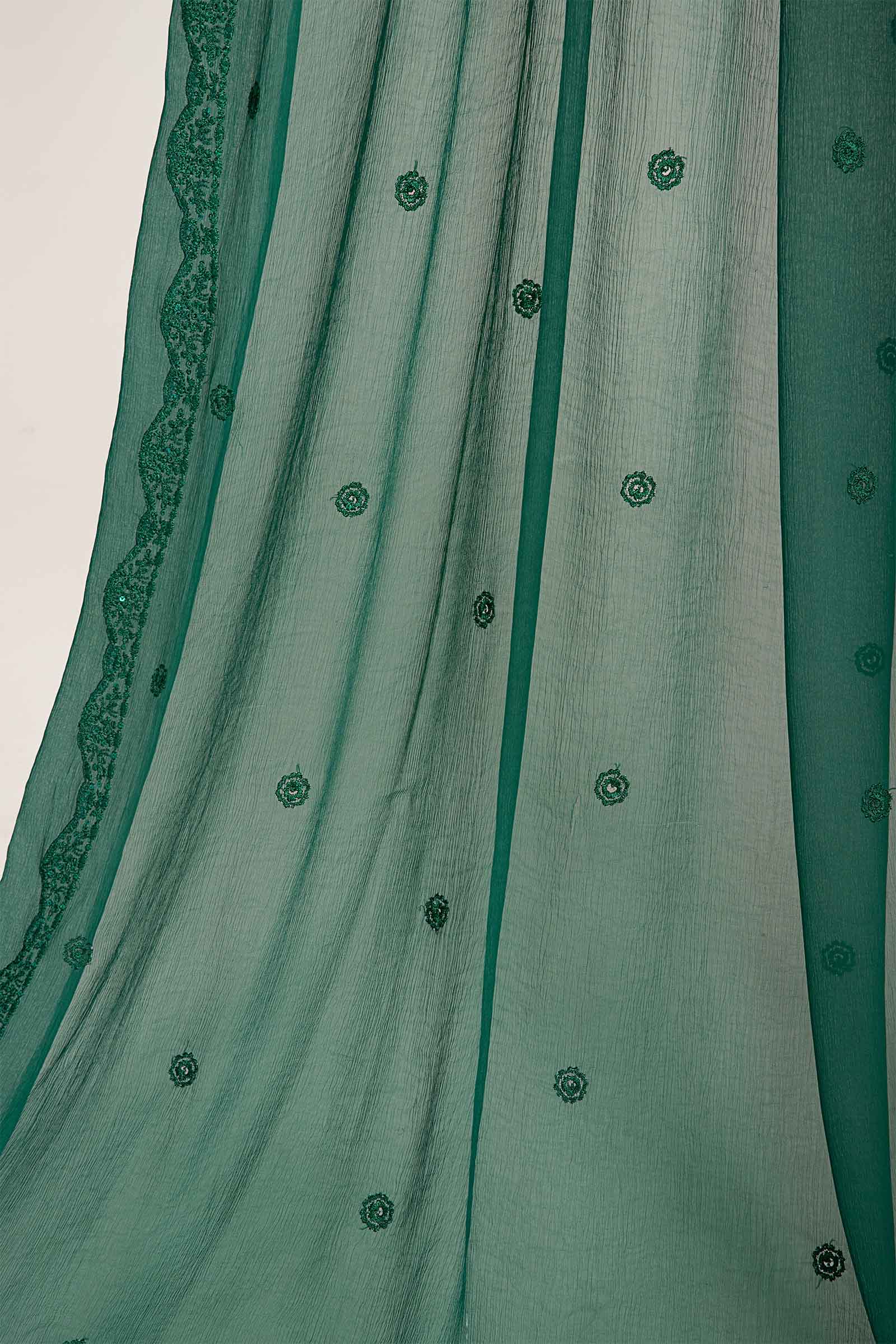 Embroidered Chiffon Fabric (2Pcs) | LF-818 - Image 9
