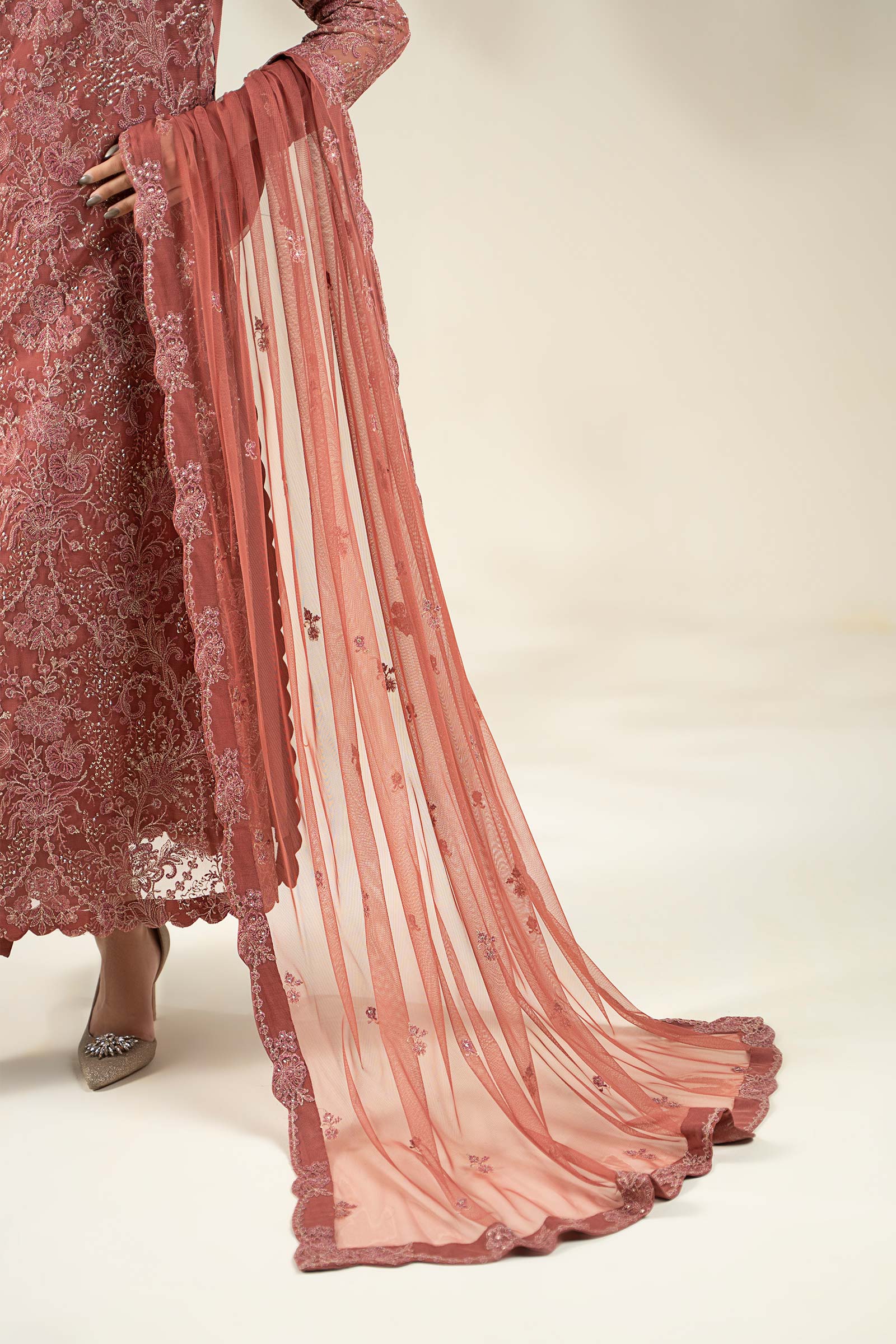 Embroidered Net Fabric (2Pcs) | LF-904 - Image 9