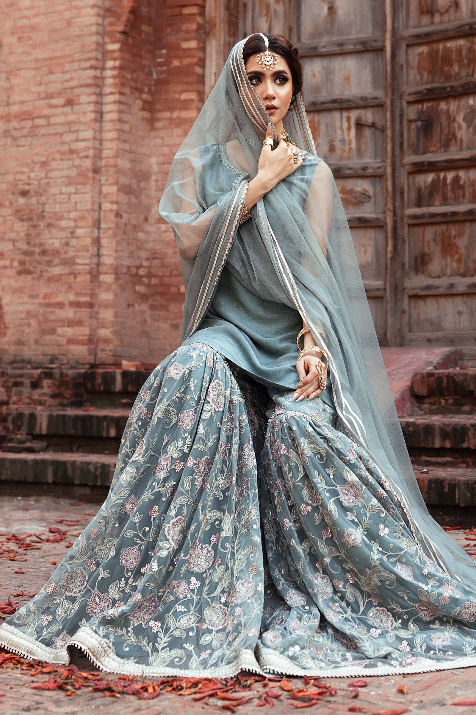 Embroidered Net Fabric (1Pc) | LF-906 - Image 2