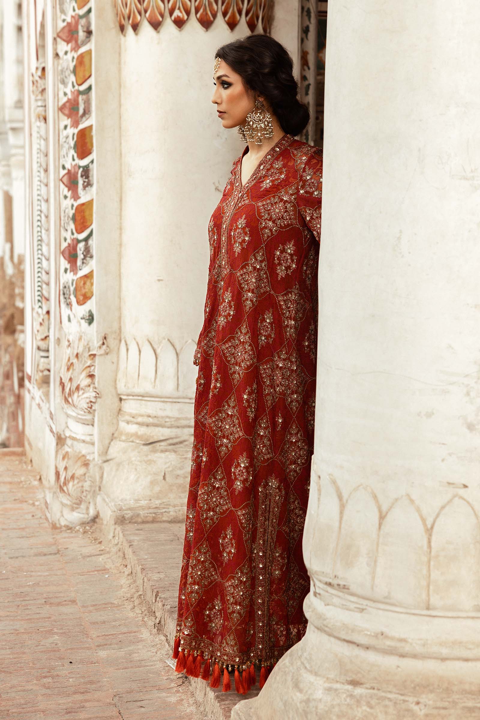 Embroidered Chiffon Fabric (2Pcs) | LF-913 - Image 4