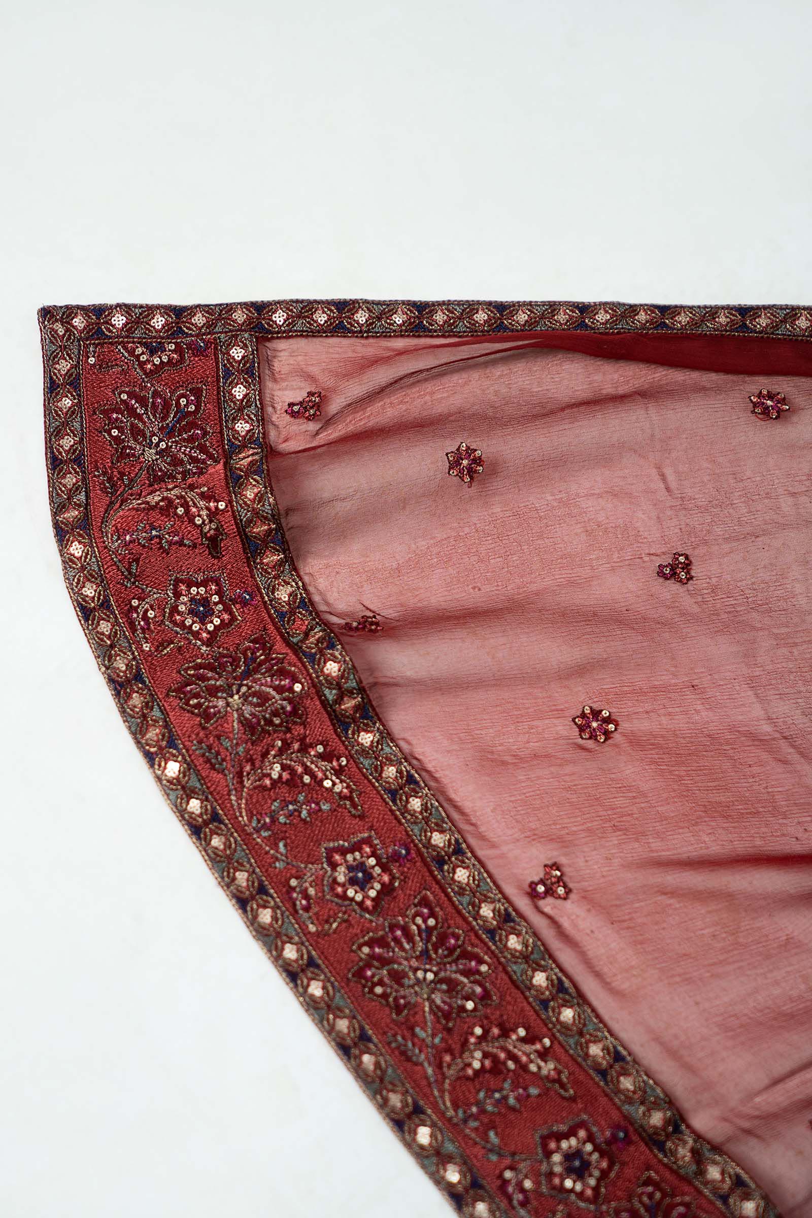 Embroidered Chiffon Fabric (2Pcs) | LF-914 - Image 6