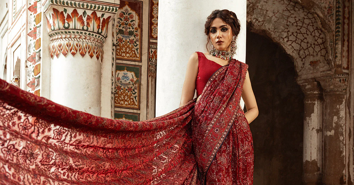 Embroidered Chiffon Fabric (2Pcs) | LF-914 - Image 8