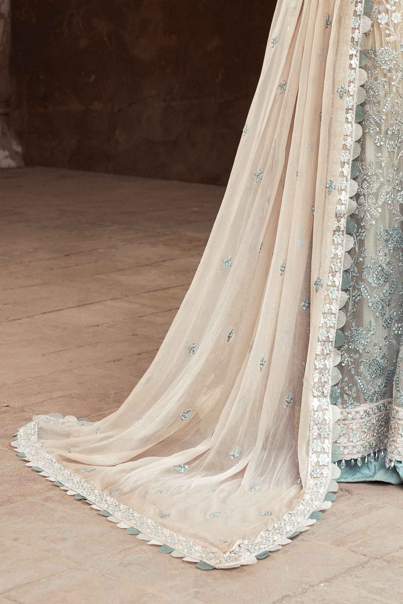 Embroidered Chiffon Fabric (2Pcs) | LF-918 - Image 5