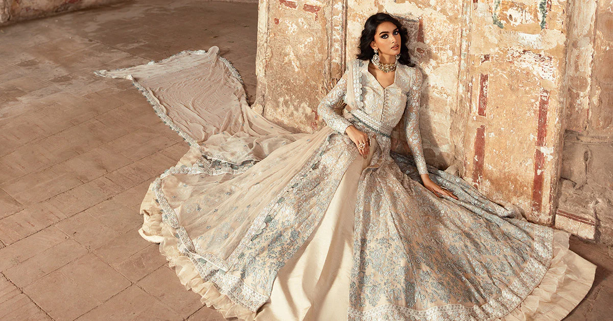 Embroidered Chiffon Fabric (2Pcs) | LF-918 - Image 8