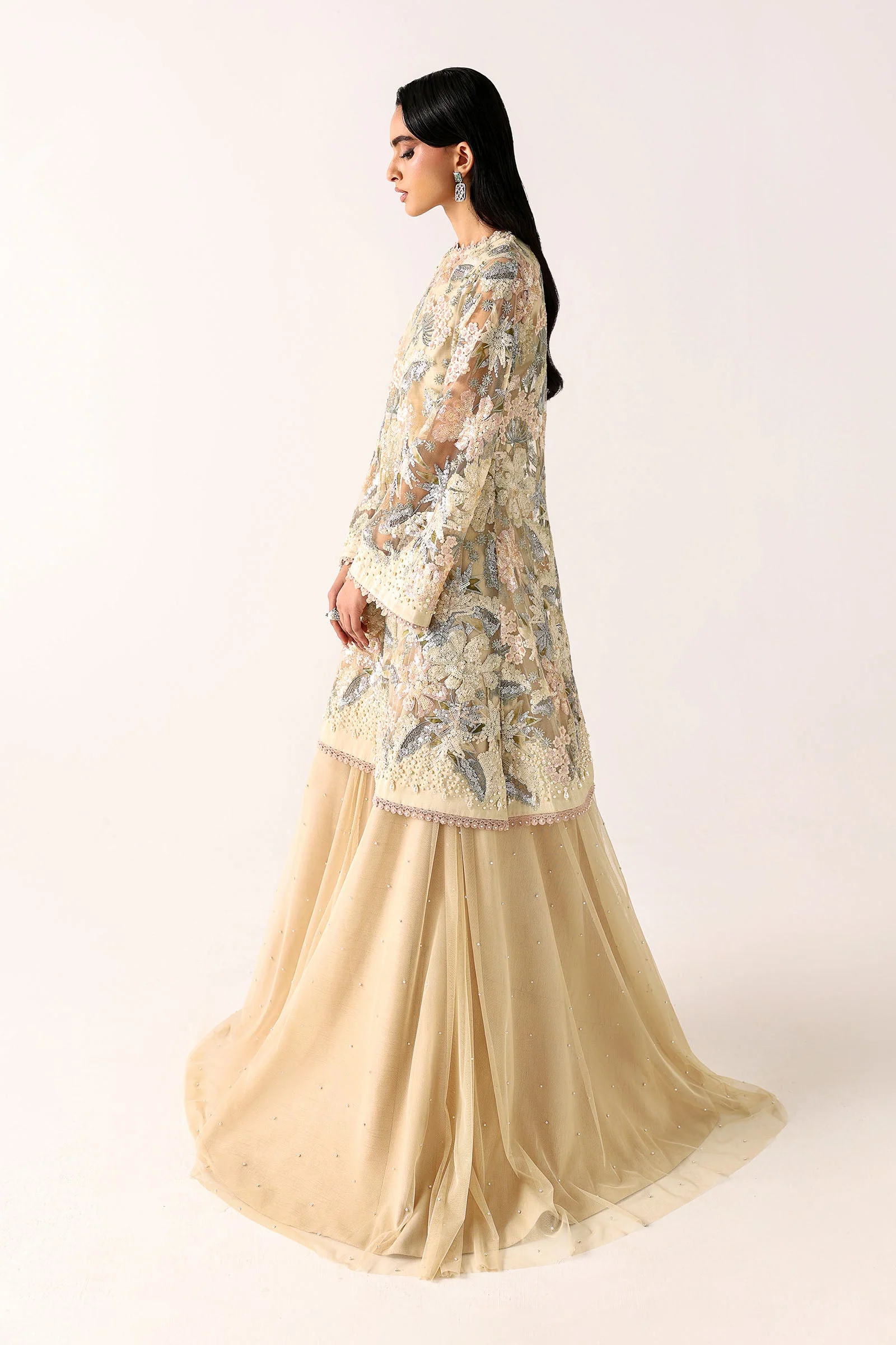 Embroidered Net Fabric (1Pc) - Image 6