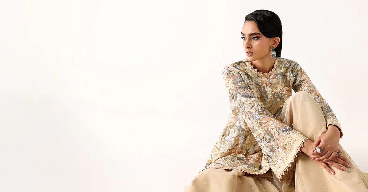 Embroidered Net Fabric (1Pc) - Image 7