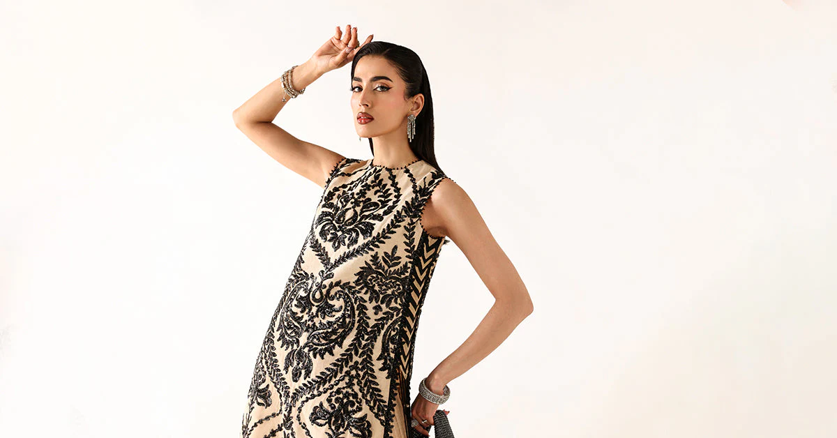 Embroidered Net Fabric (1Pc) - Image 6