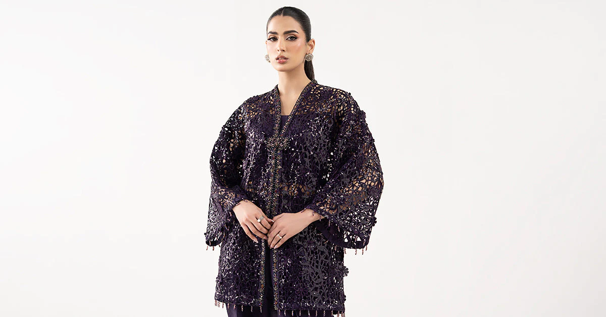 Embroidered Lace Fabric (1Pc) - Image 9