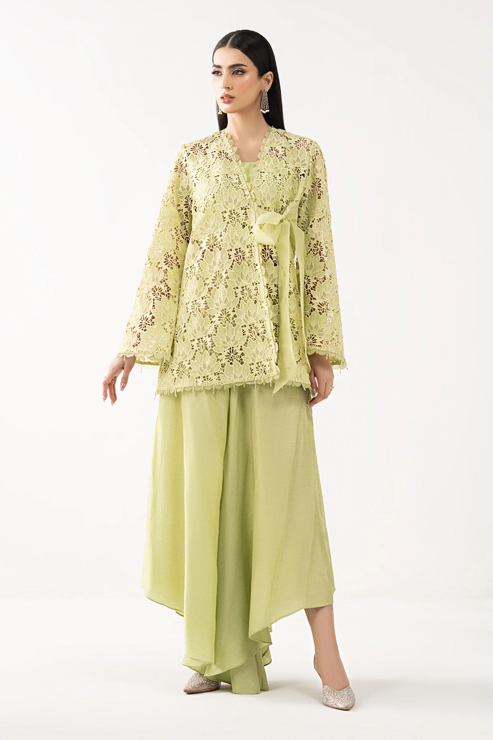 Embroidered Georgette Fabric (1Pc)