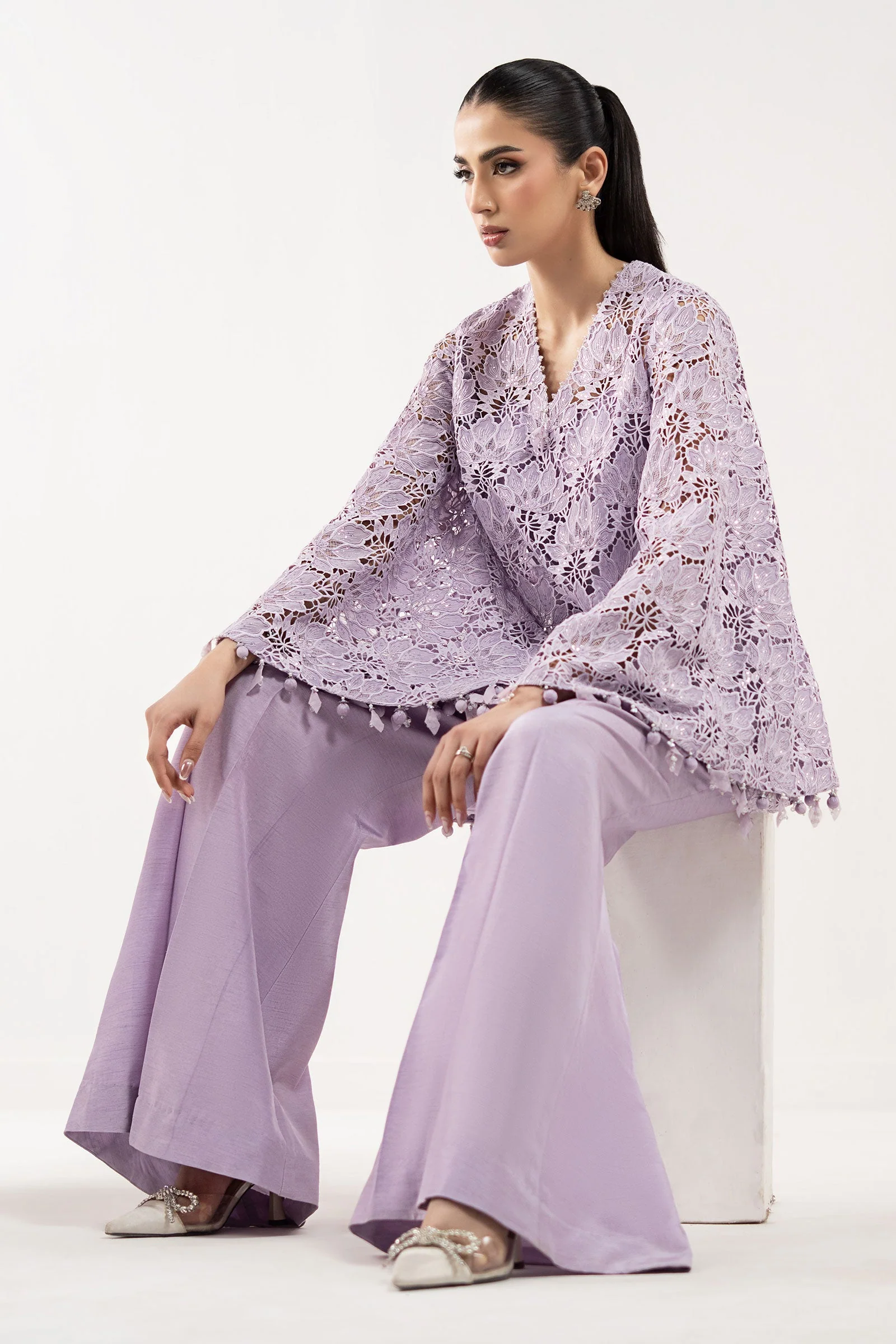 Embroidered Georgette Fabric (1Pc) - Image 3