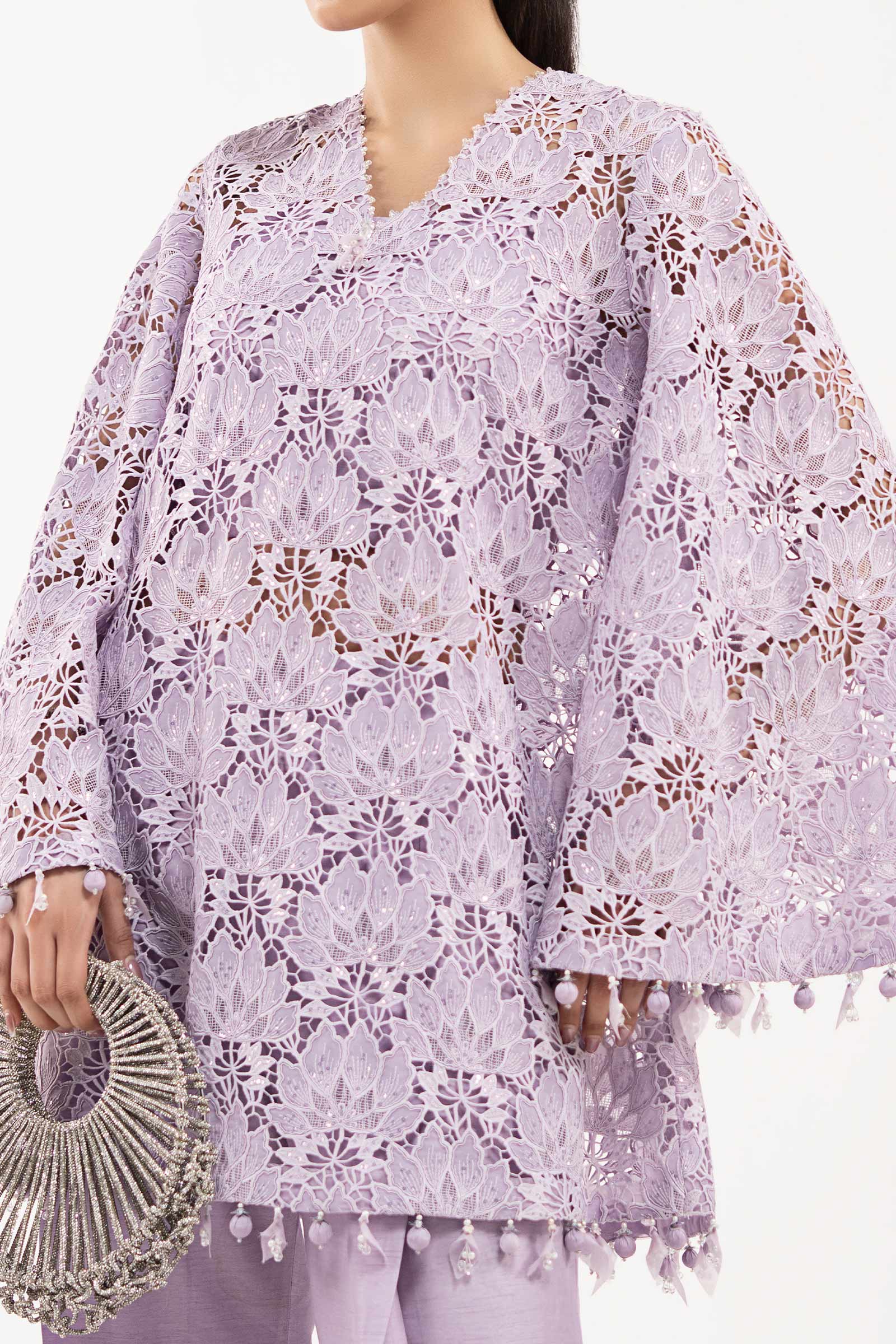 Embroidered Georgette Fabric (1Pc) - Image 5