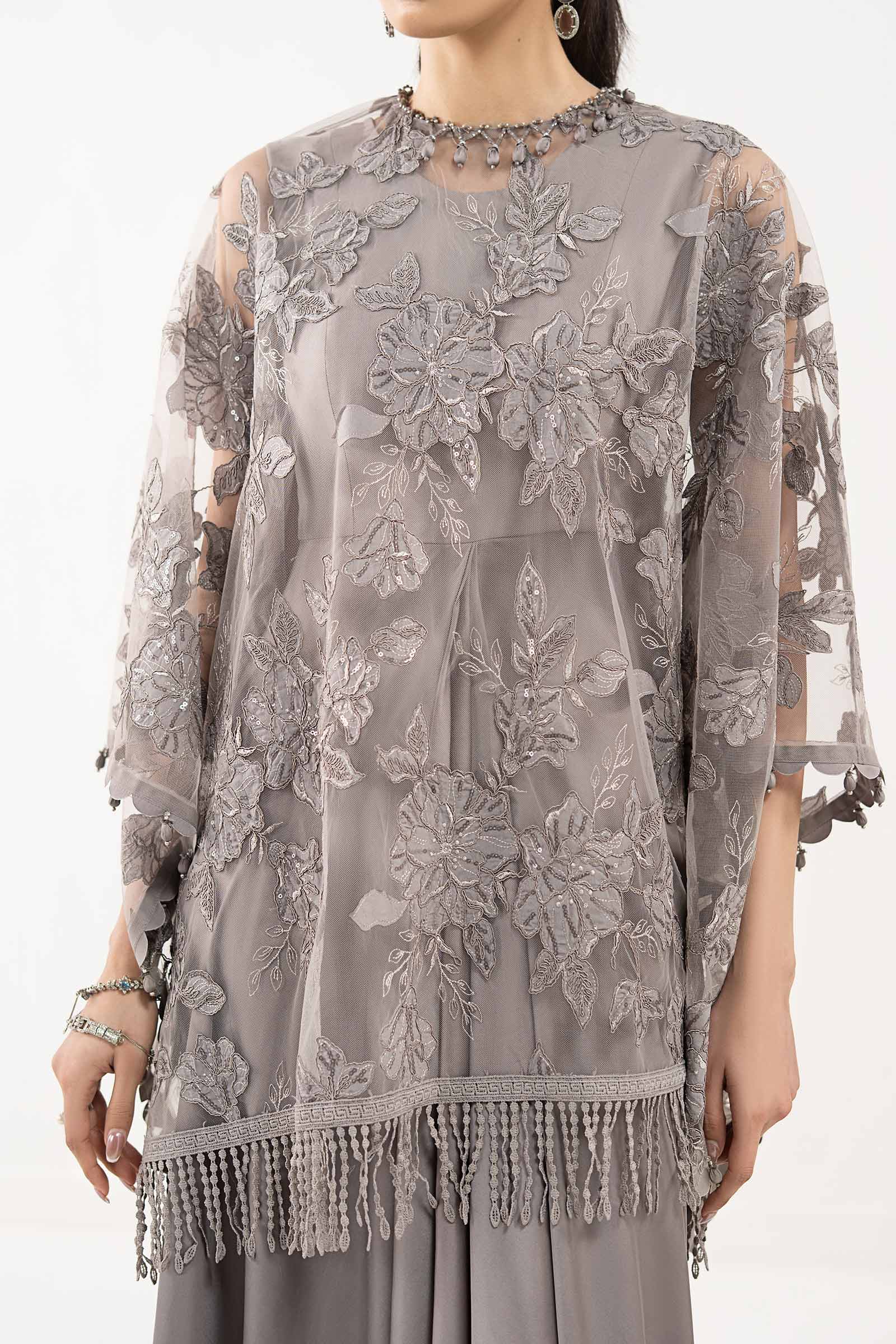 Embroidered Net Fabric (1Pc) - Image 4