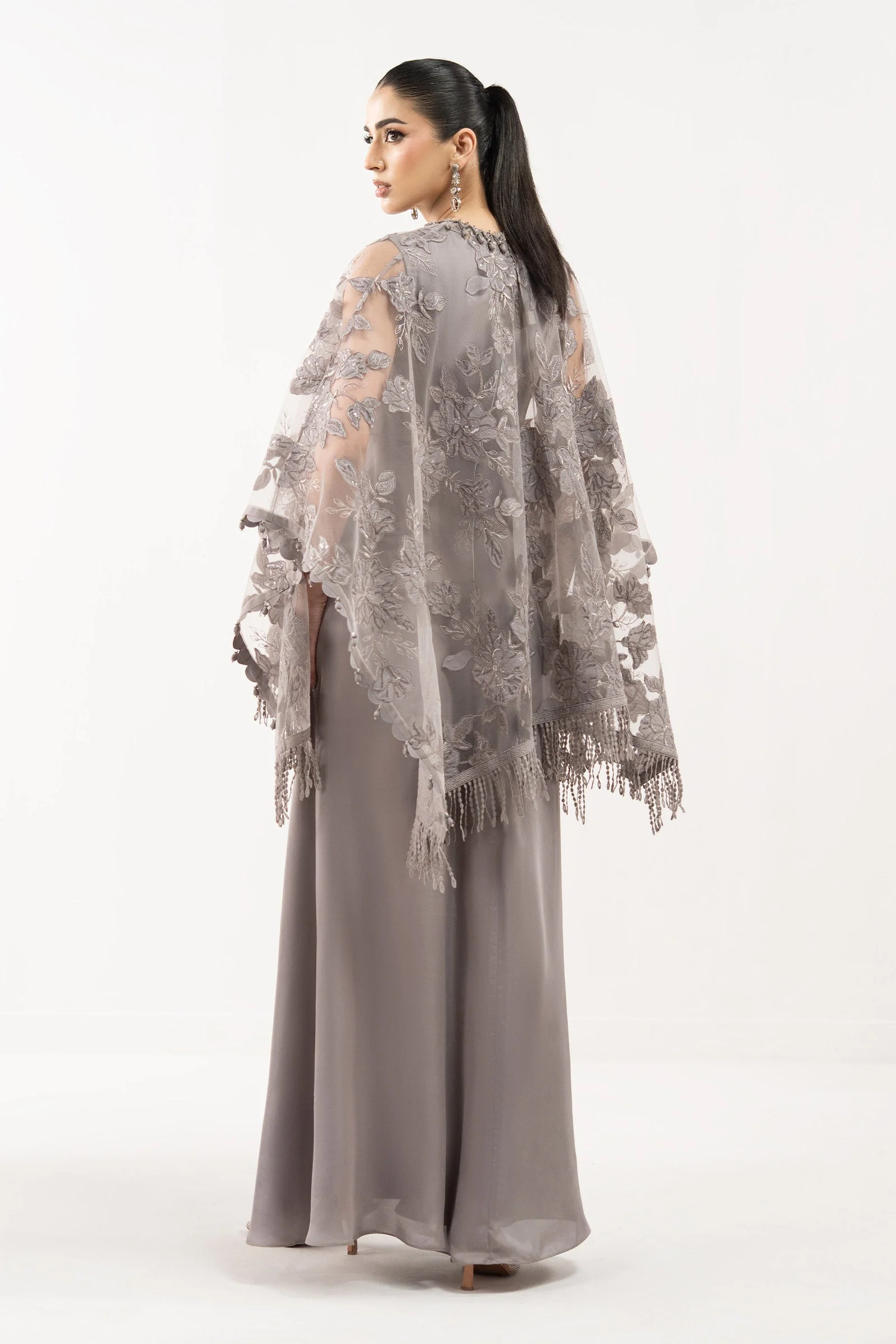 Embroidered Net Fabric (1Pc) - Image 7