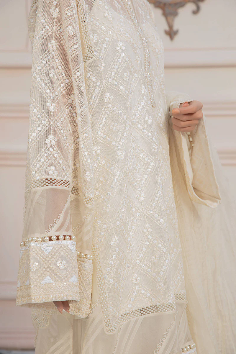 M.Luxe Fabrics LF-PCN-117-A-White - Image 2