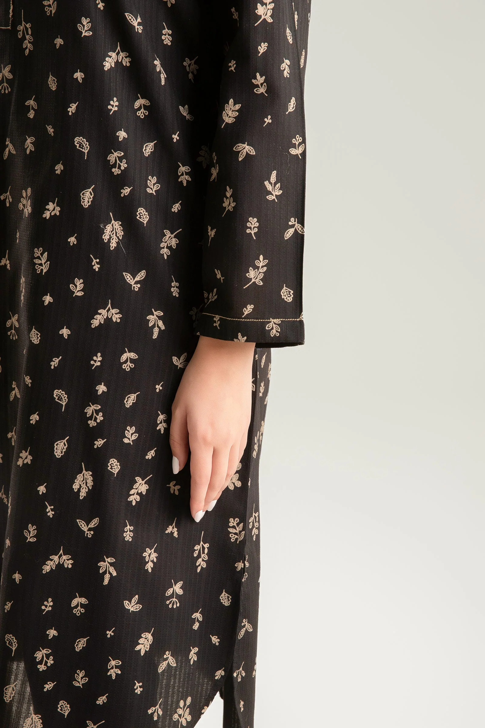2 Pc Printed Textured Cotton Suit - Image 4