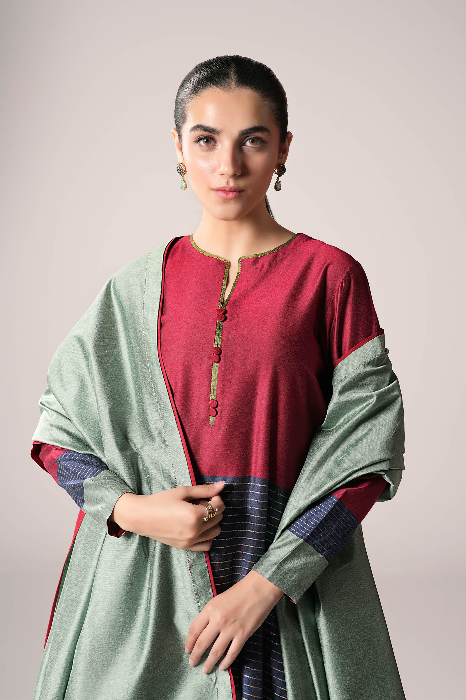 2 Pc Yarn Dyed Suit - Image 2