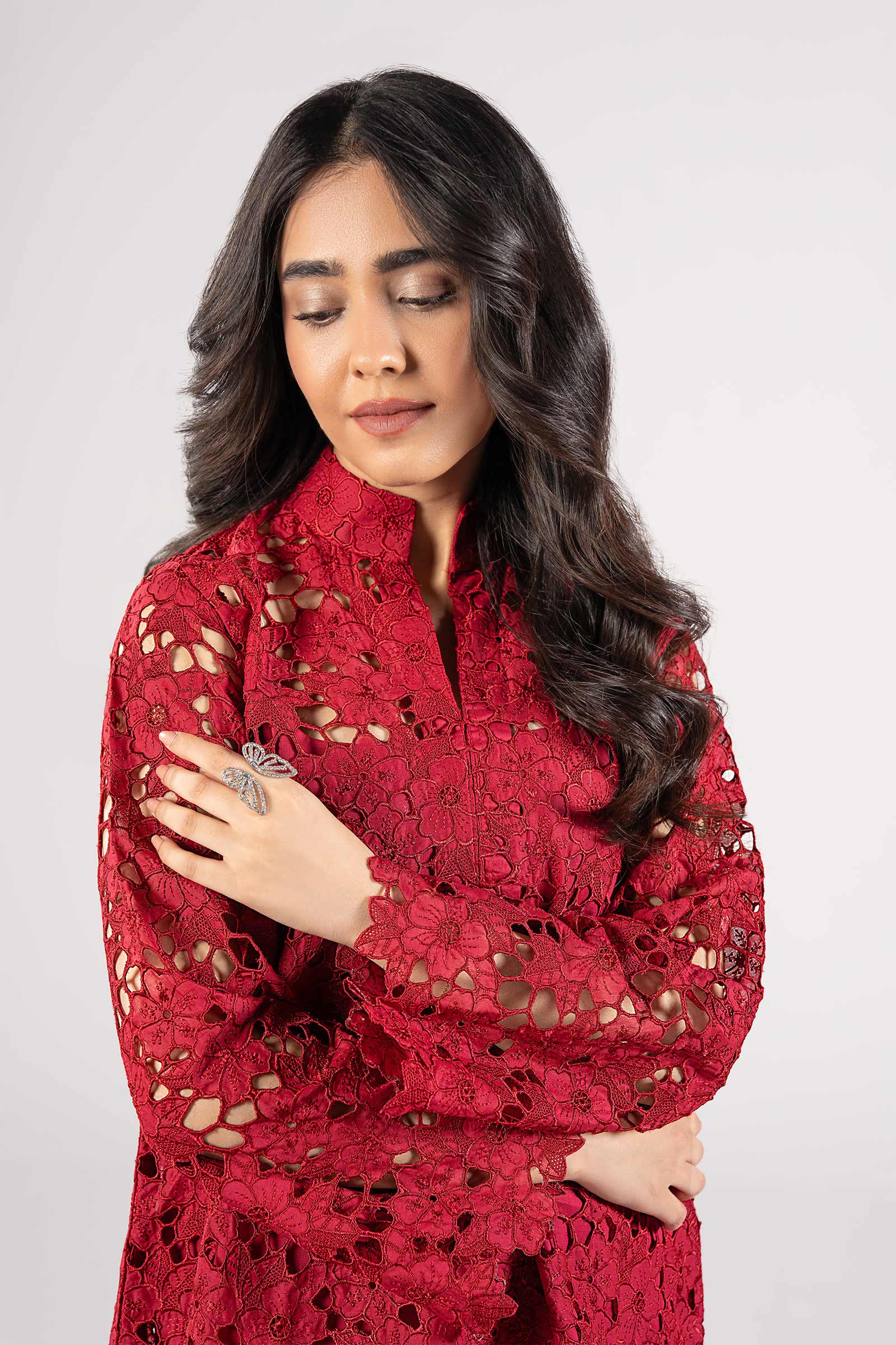 2 Pc Embroidered Lawn Suit - Image 2
