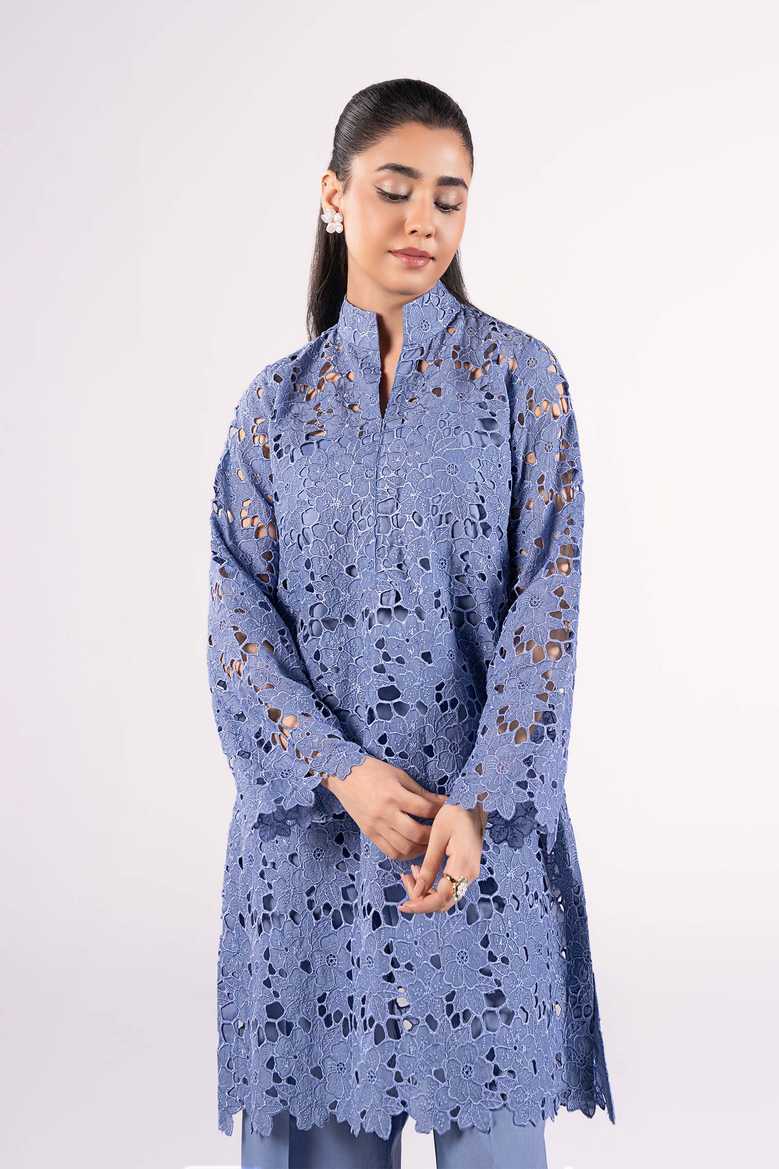 2 Pc Embroidered Lawn Suit - Image 3
