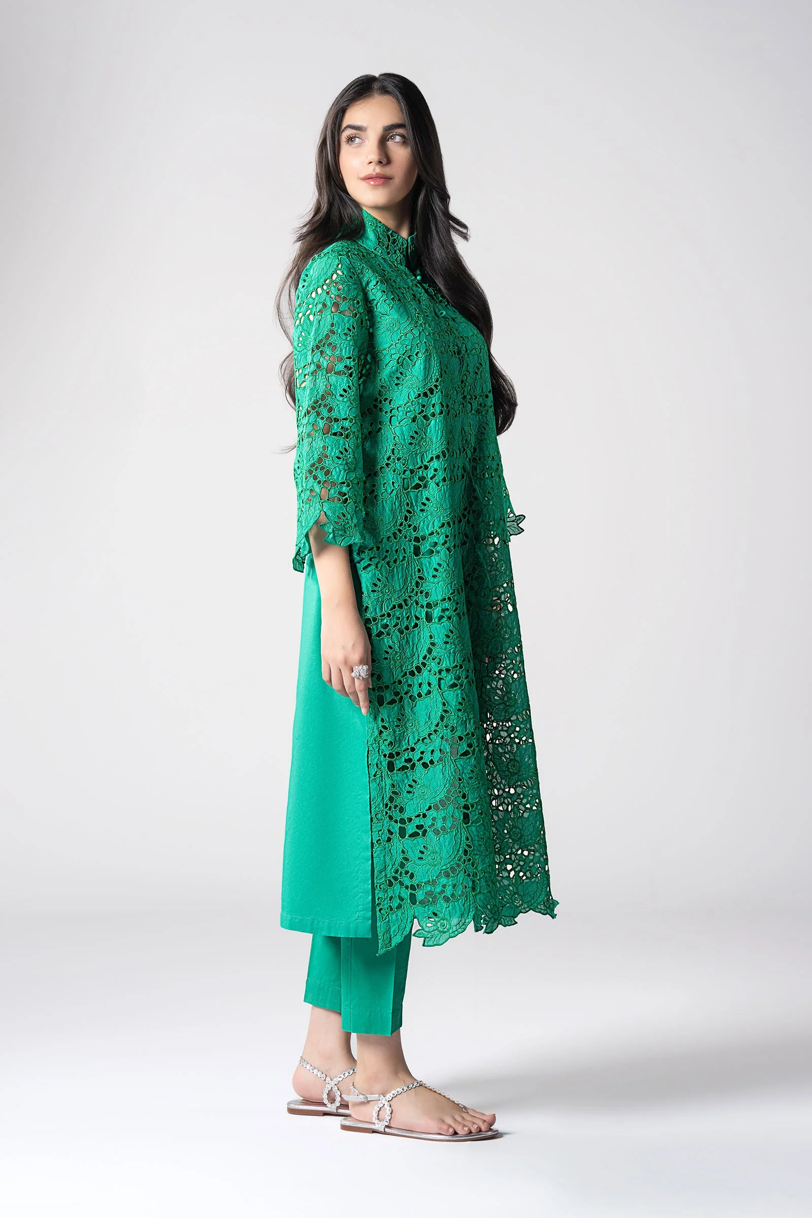 2 Pc Embroidered Lawn Suit - Image 5