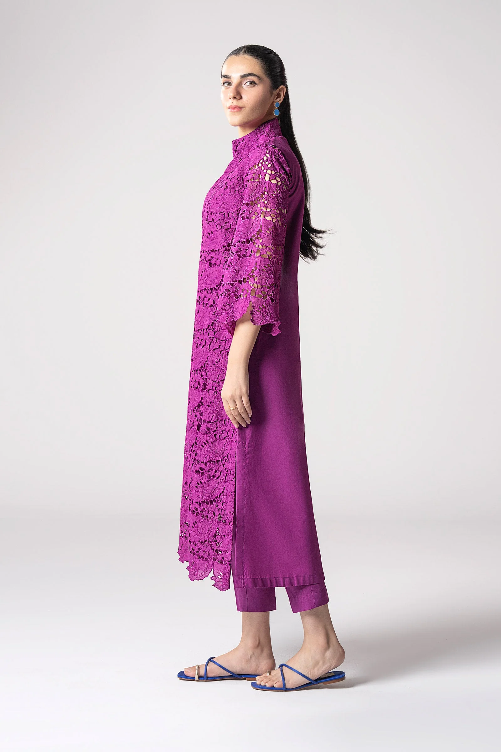 2 Pc Embroidered Lawn Suit - Image 4